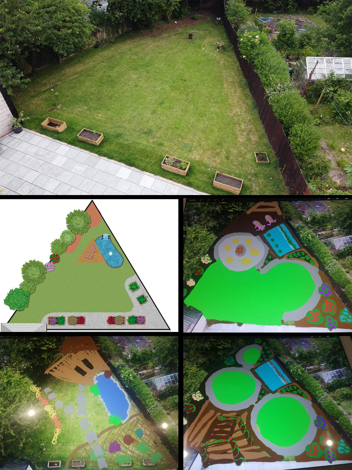 Wallpaper #VWcrC5MBSpphPi3-B9iE316 Completely Stuck with Triangle Layout of My Garden Could Anyone Help