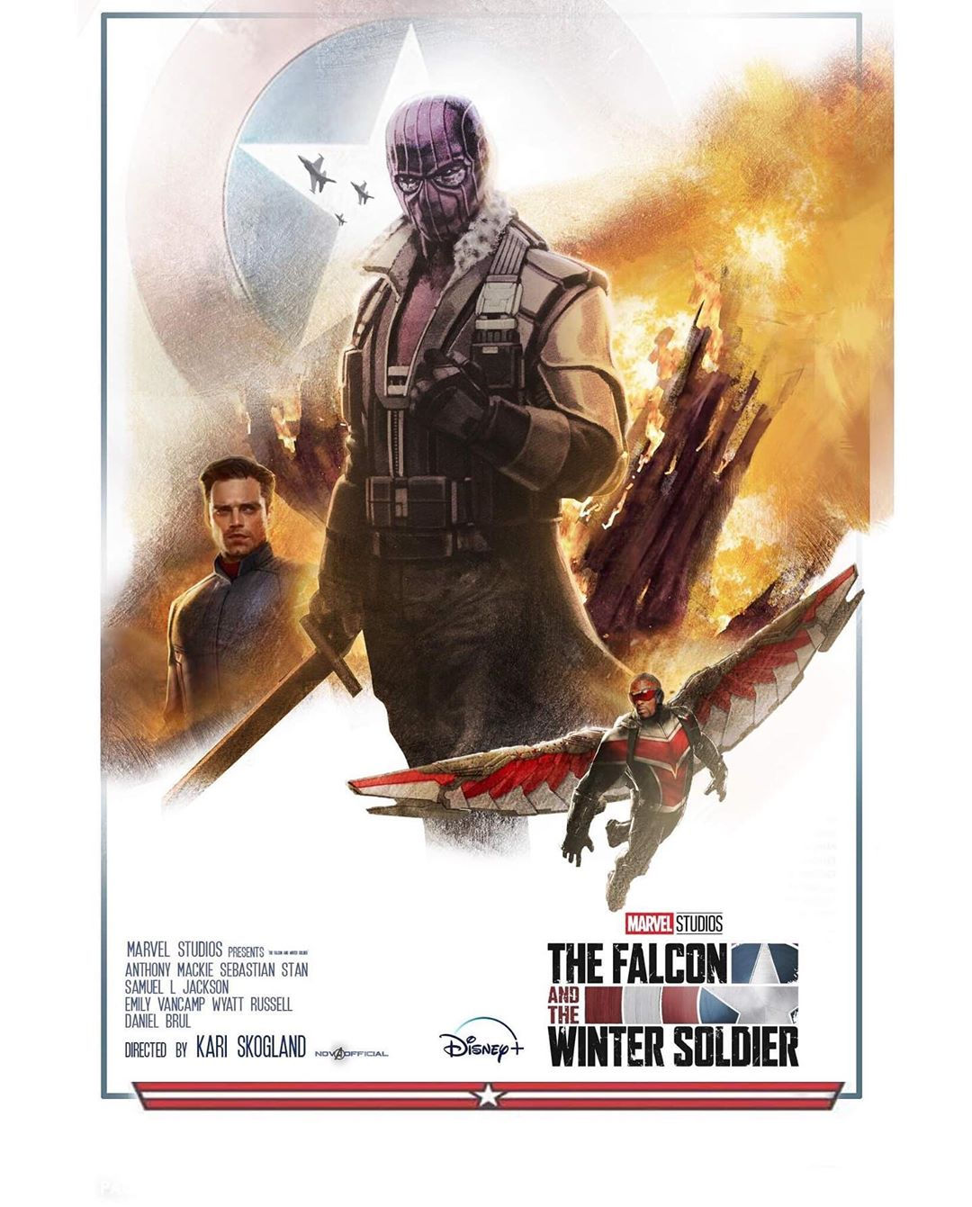 Wallpaper #VDHlNZMB5zzyi_yYsFiQ76 The Falcon and the Winter Soldier Fan Poster by Nova Official R