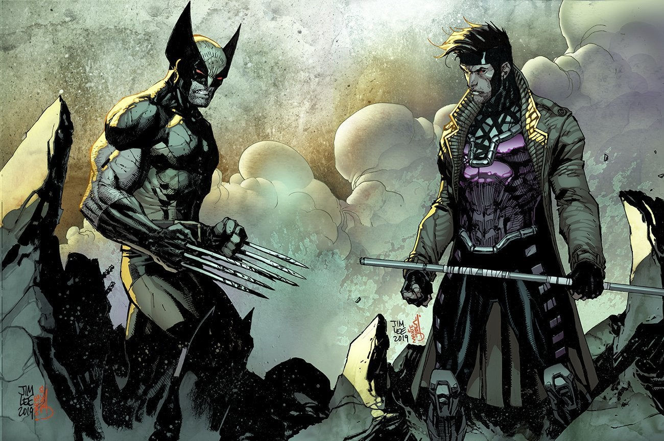Wallpaper #4xn3H48BtGB6xQ78lXwK34 90s Wolverine Gambit by Jim Lee Rmarvel