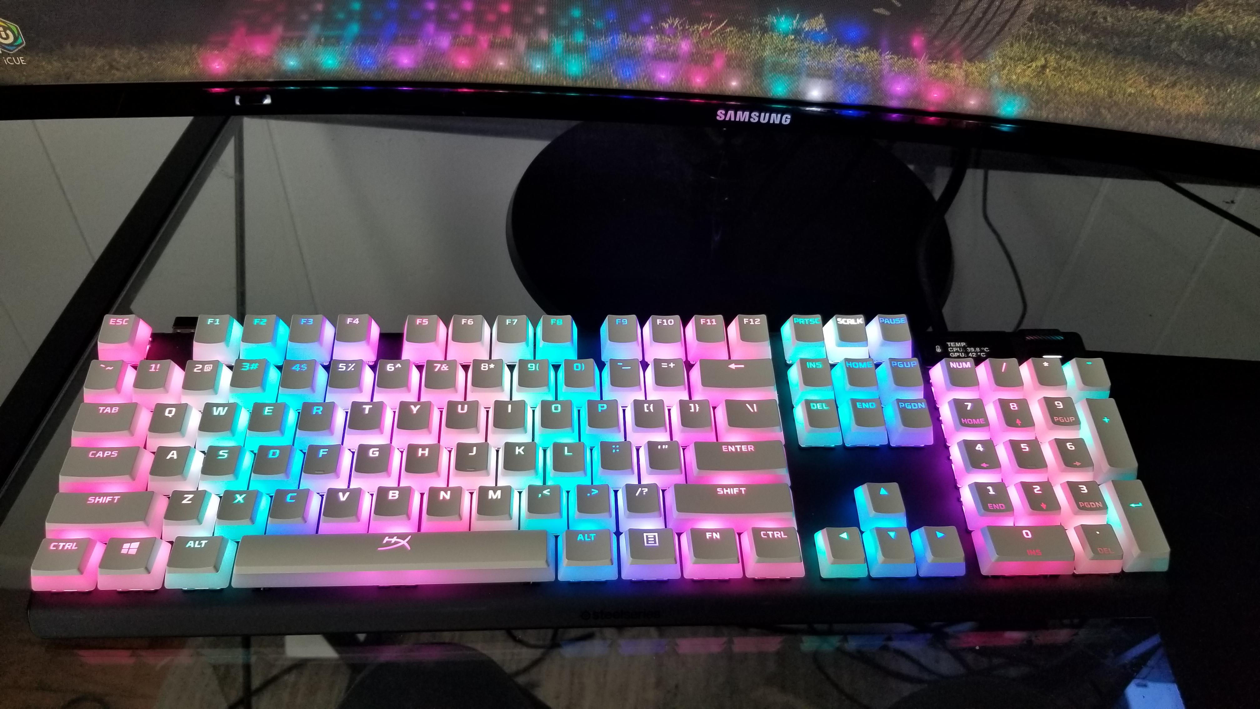 Wallpaper #uIvodZcBcm9NJah-AHfL14 Apex Pro with Updated 2020 White Hyperx Pbt Keycaps These Definitely