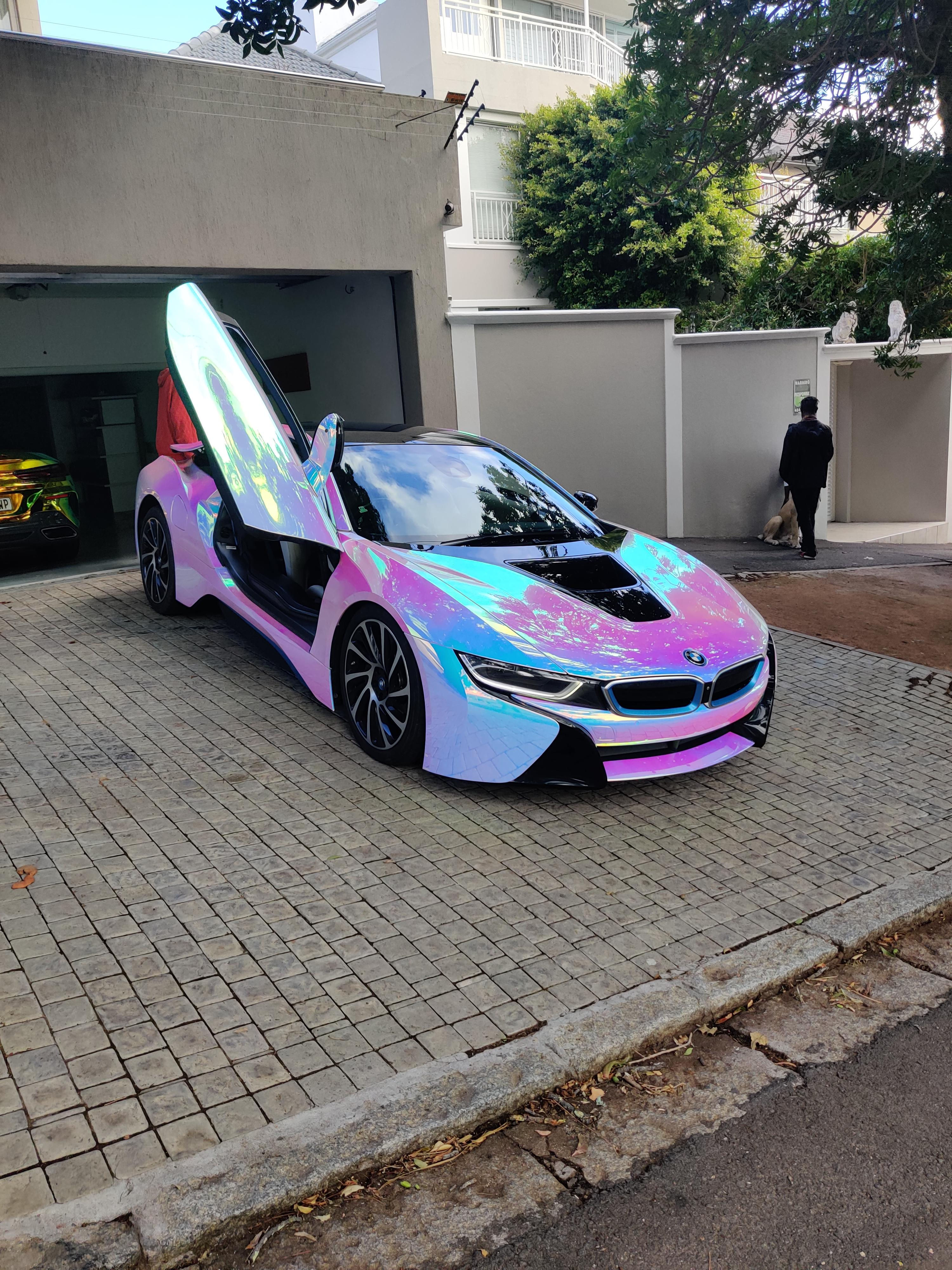 Wallpaper #Sxk9JY8BtGB6xQ78KYb68 This Beauty Belongs to the Ballin Neighbours BMW i8 Rainbow