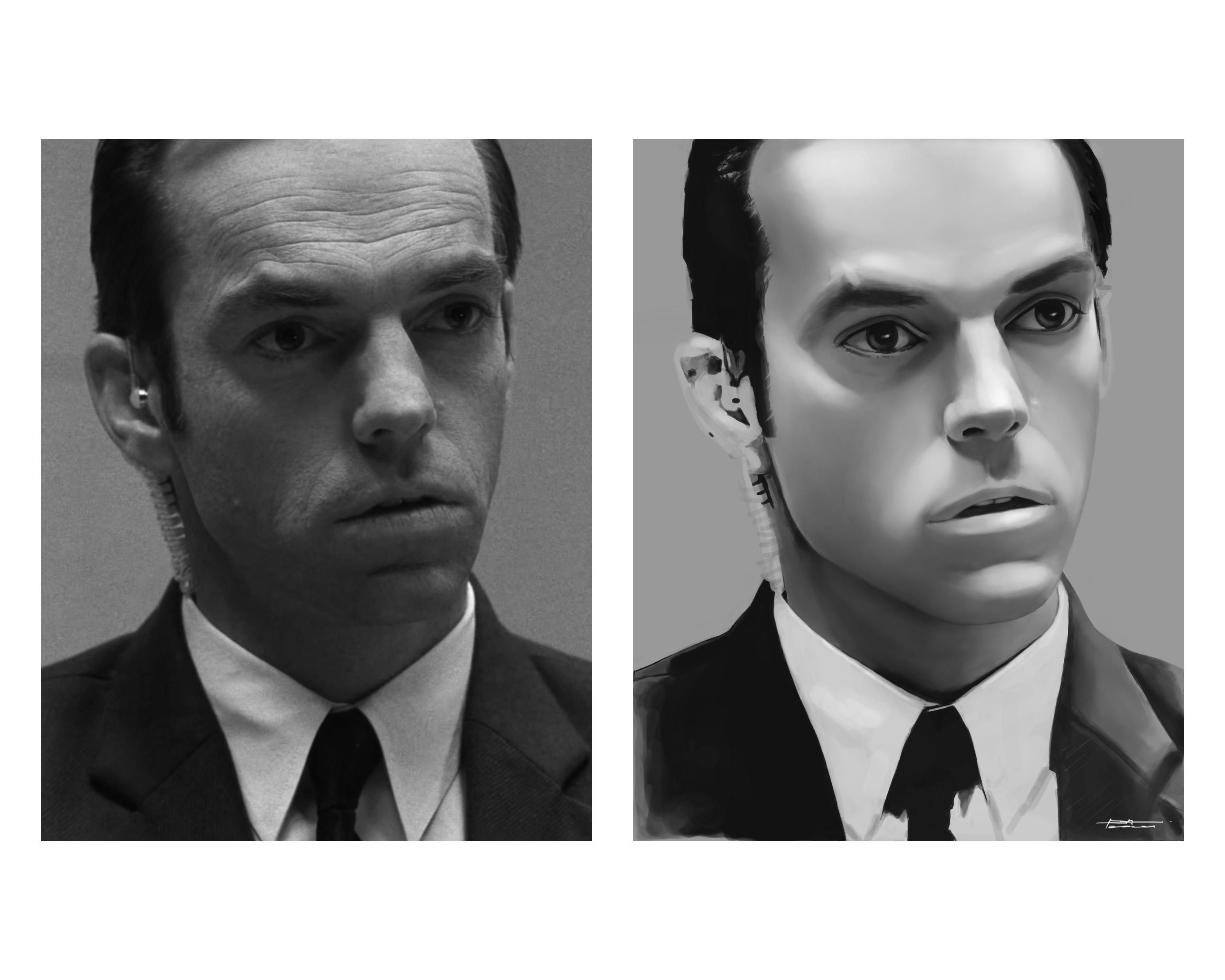 Wallpaper #_bjPPpIBJvJKYCmEFswh53 I Made a Portrait Study of Hugo Weaving I Thought of Sharing Here R