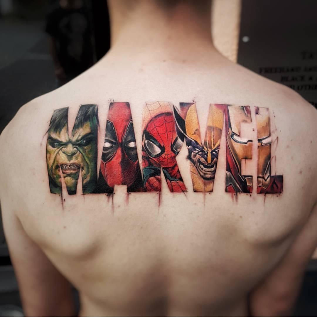 Wallpaper #gVhtNJMBzN9vxX34_jyk283 Marvel Tattoo Marvel