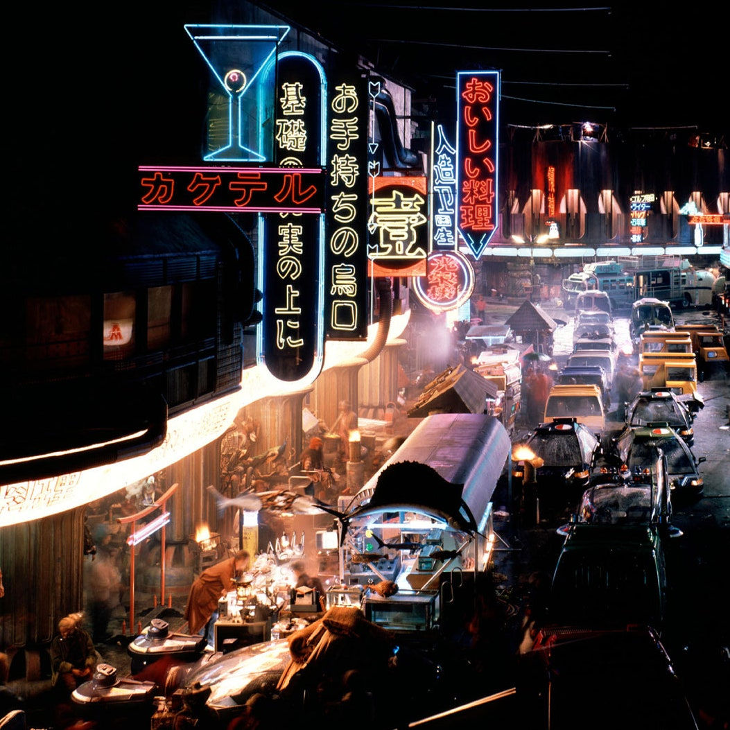 Wallpaper #B2cg7JIBSpphPi3-GlF290 Cityspeak Blade Runner 1982 English Japanese Spanish German