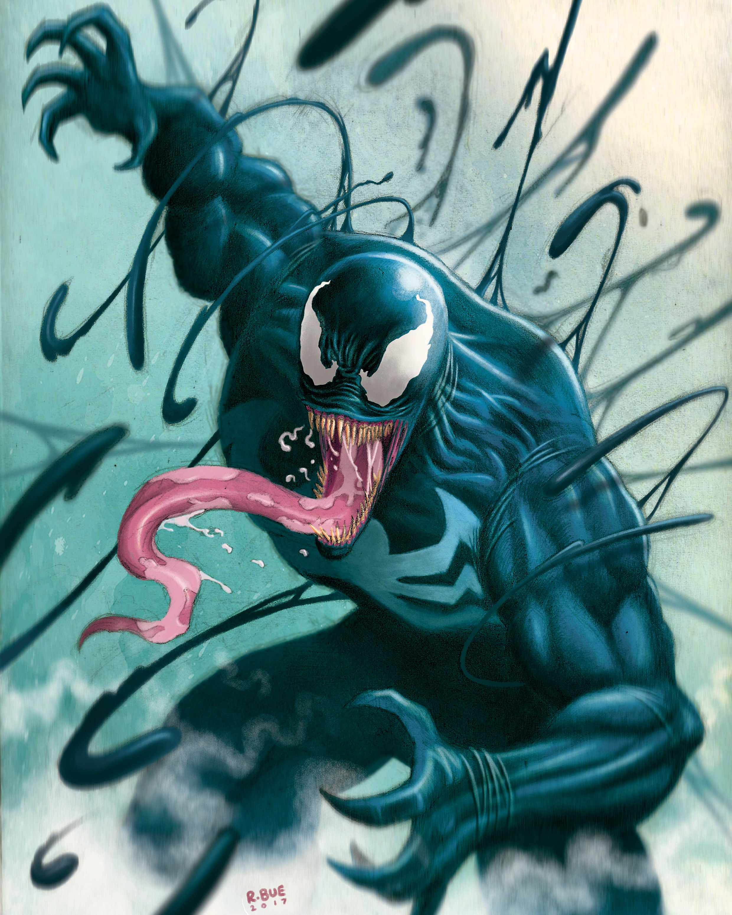 Wallpaper #faegMpMBlSzal8H1W9v922 Venom Fan Art Drawn Traditionally Coloured in Ps Rcomicbookart