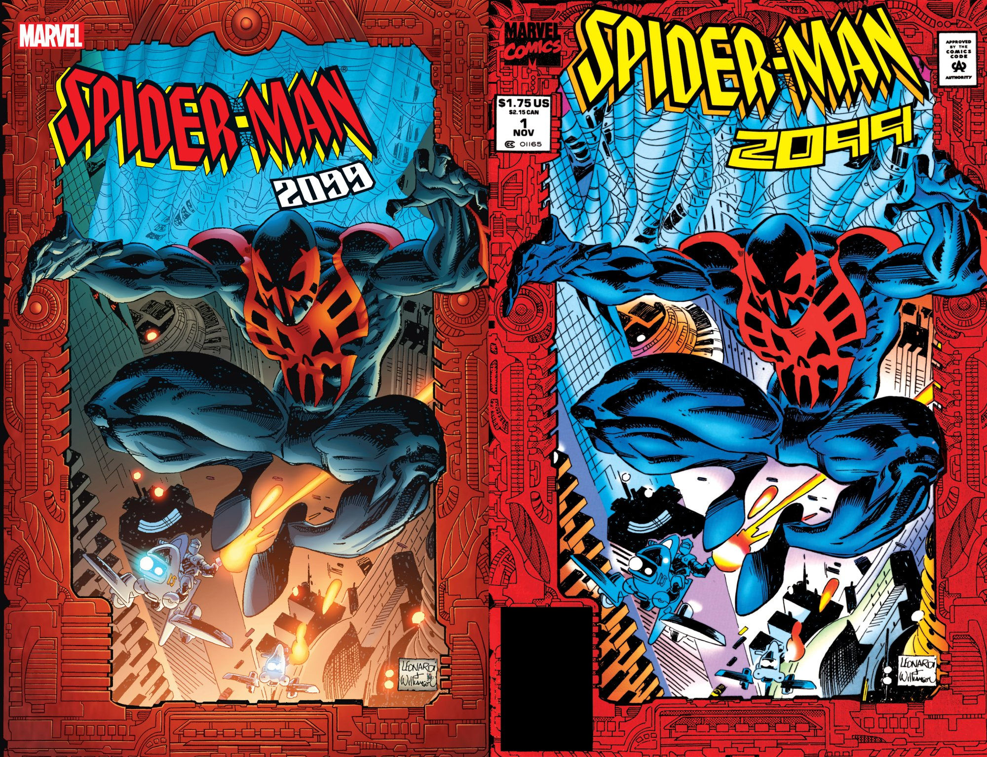 Wallpaper #JhlyE48BtGB6xQ78nGaS48 The Effect of Different Coloring Styles 1992 vs 2009 Spider Man 2099