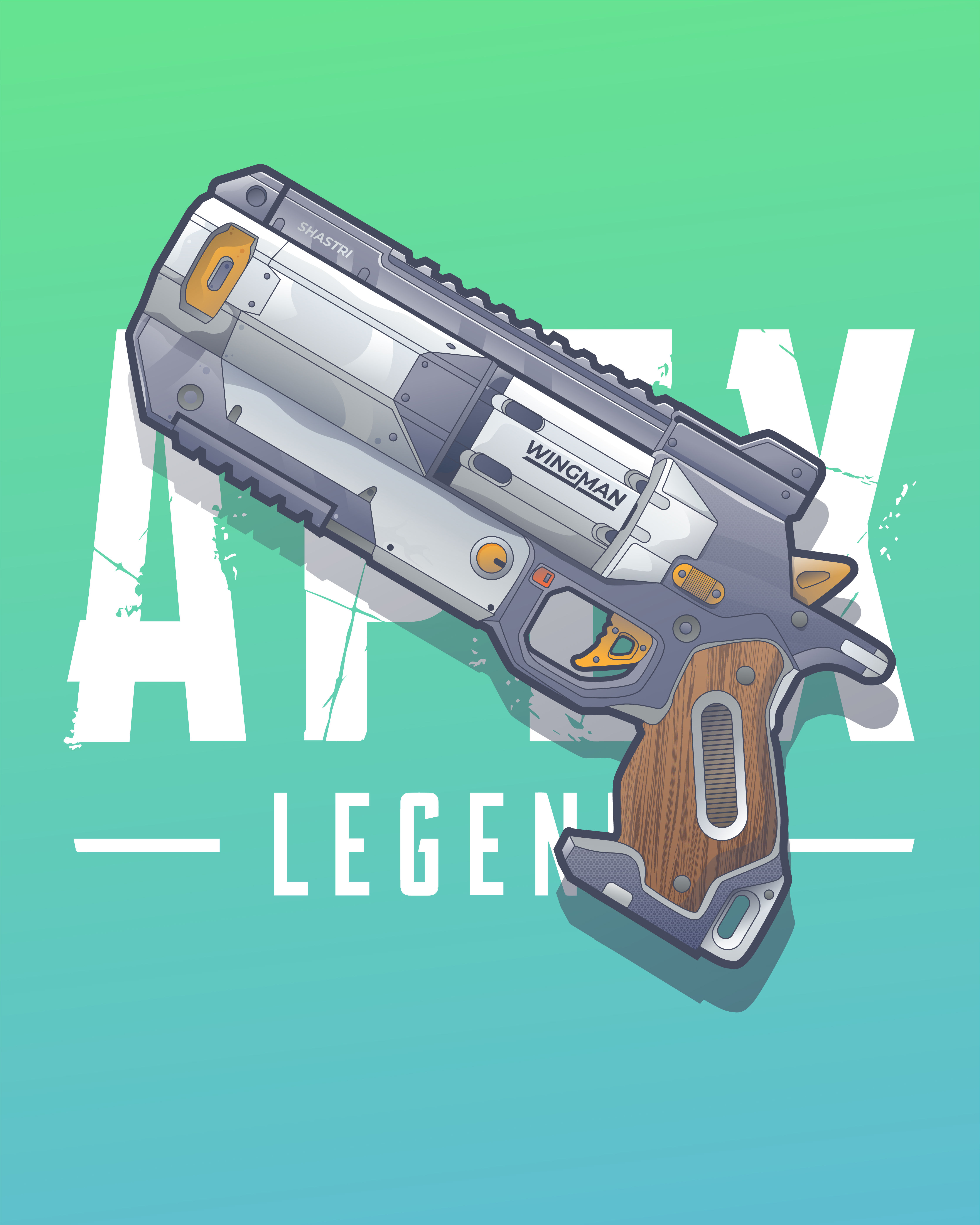 Wallpaper #UiwySZMB0E1QgA7w4PIJ27 Made a Vector Illustration of the Wingman Rapexlegends