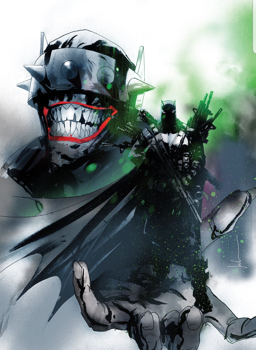 Wallpaper #nljzM5MBzN9vxX34PDrp243 The Batman Who Laughs 2 Cover by Jock Rdccomics
