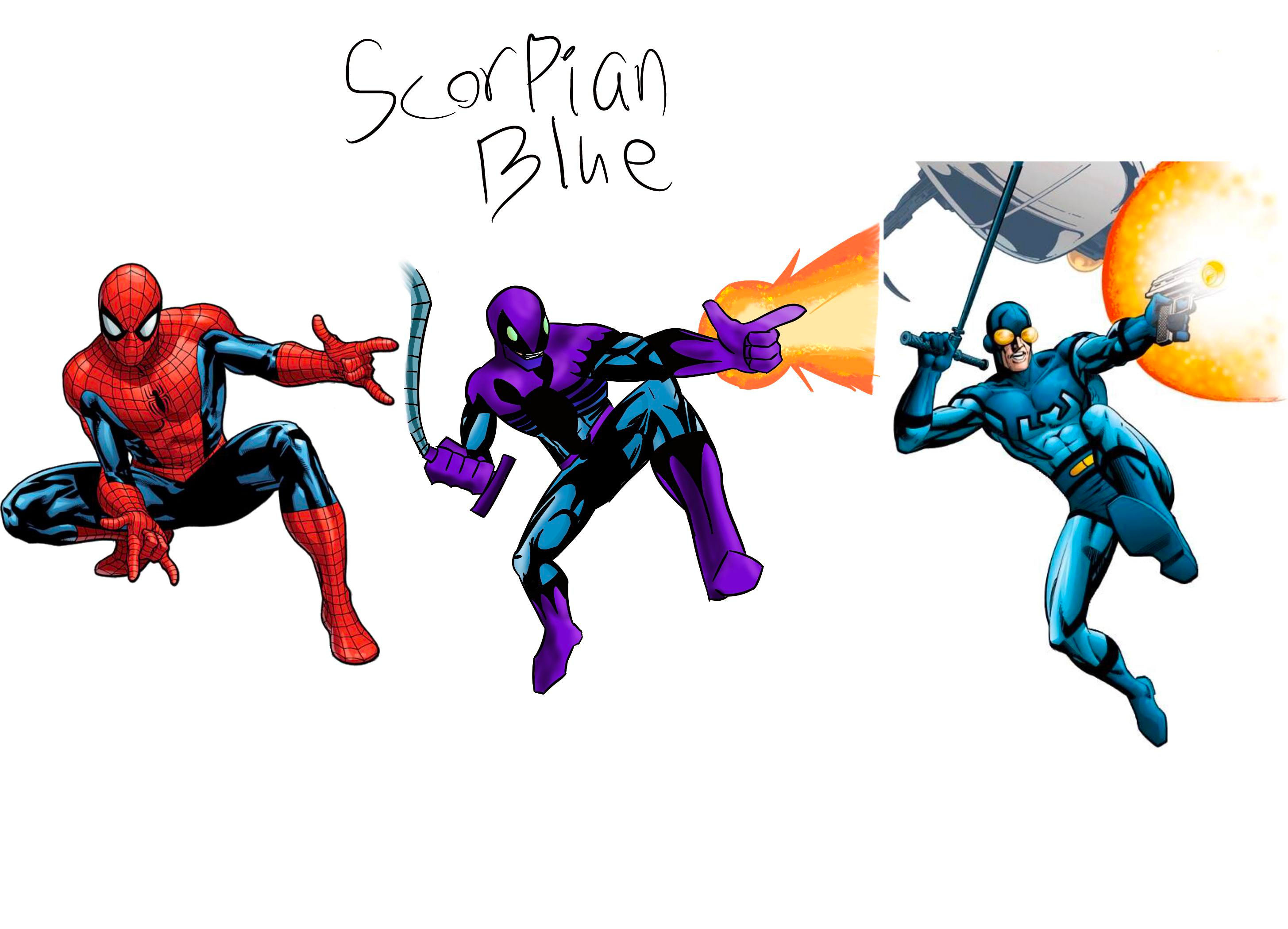 Wallpaper #ZEWolo4B7YBJg1BVc6Dc11 Spider Man Blue Beetle Fusion Rspiderman