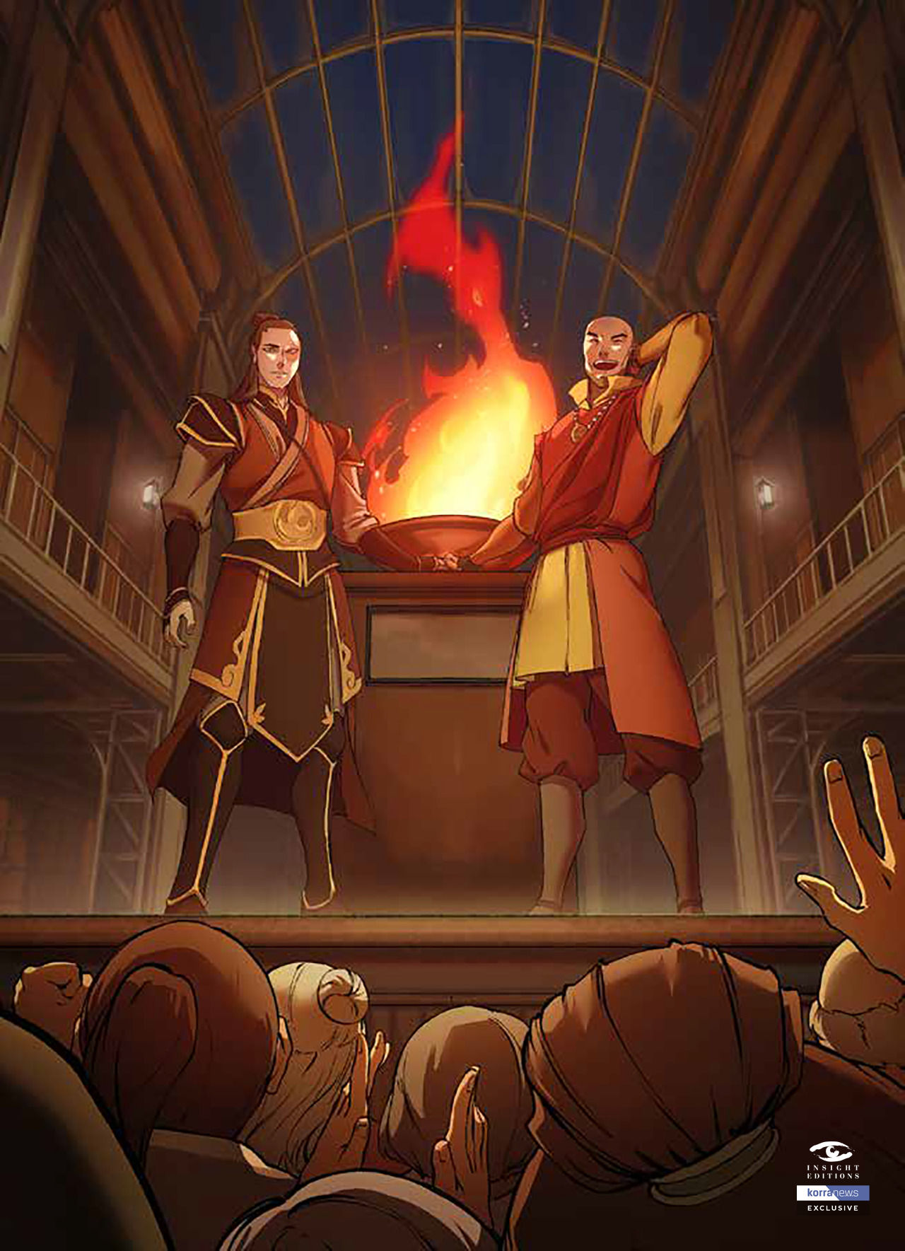 Wallpaper #qBnYK48BtGB6xQ78hI6_59 And Zuko and Aang Holding Hands During an Event in the Republic City