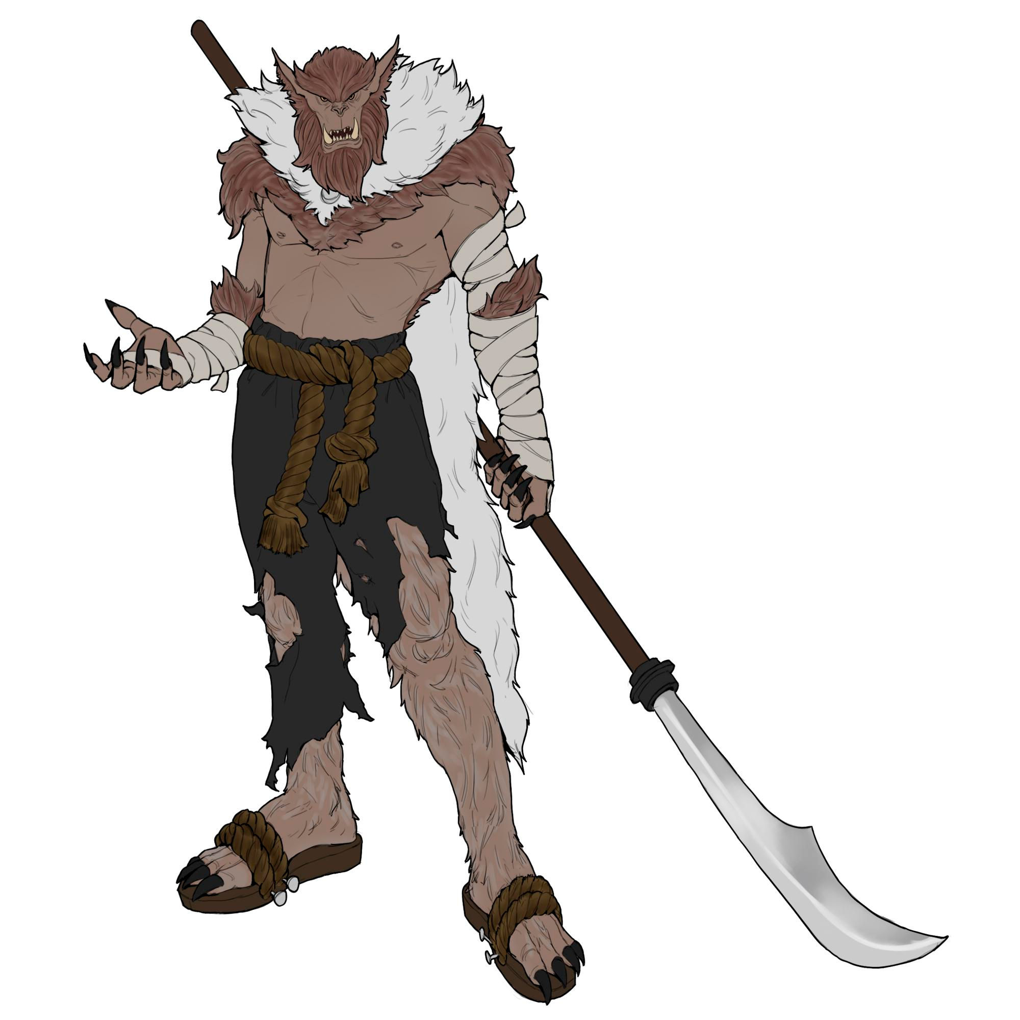 Wallpaper #b9tlMpMB3oUMxGFSHT3n44 Ocart This is Taark a Bugbear Fighter the First Bugbear I Draw in