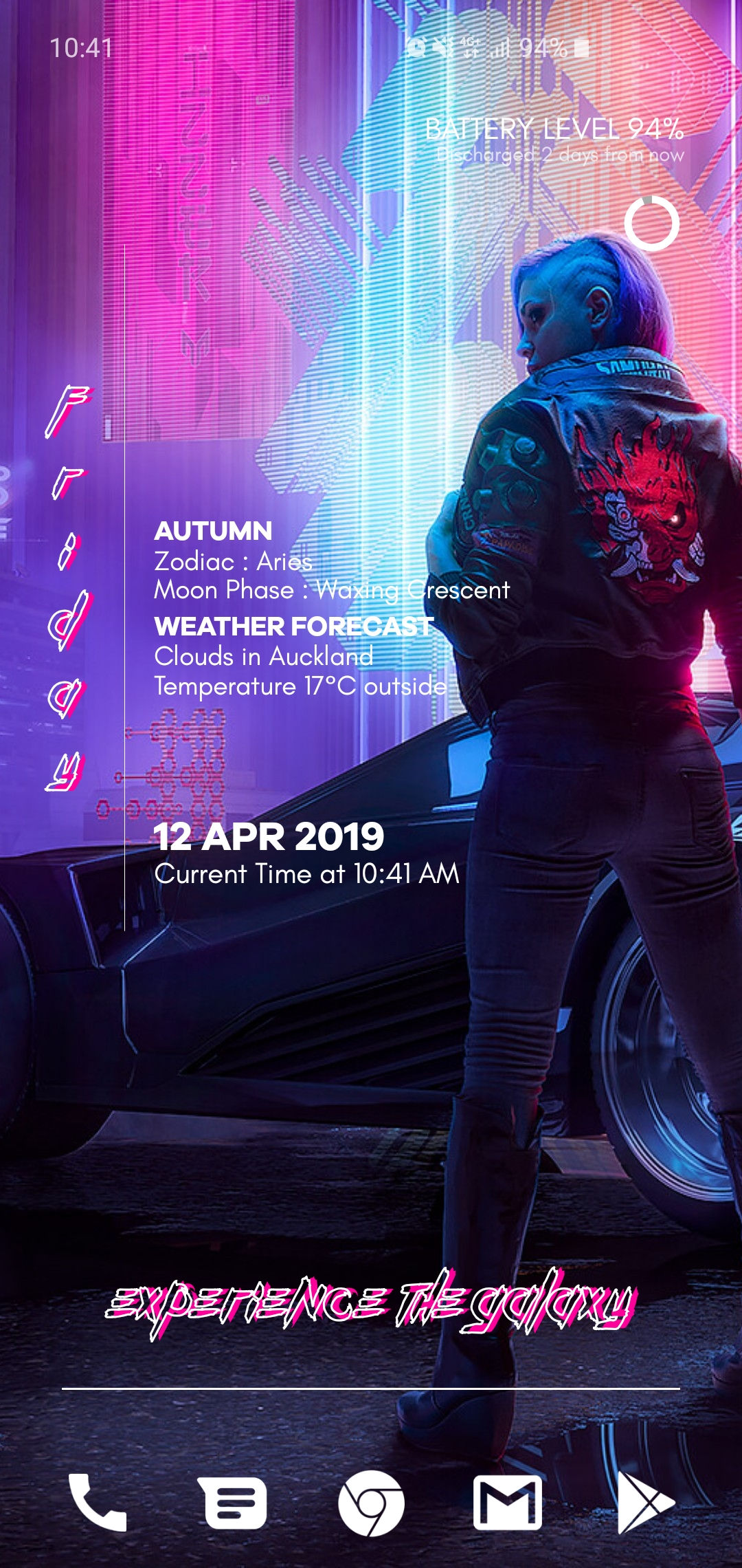 Wallpaper #MGdF-JIBSpphPi3-LInZ110 Theme Cyberpunk Layout Rkustom
