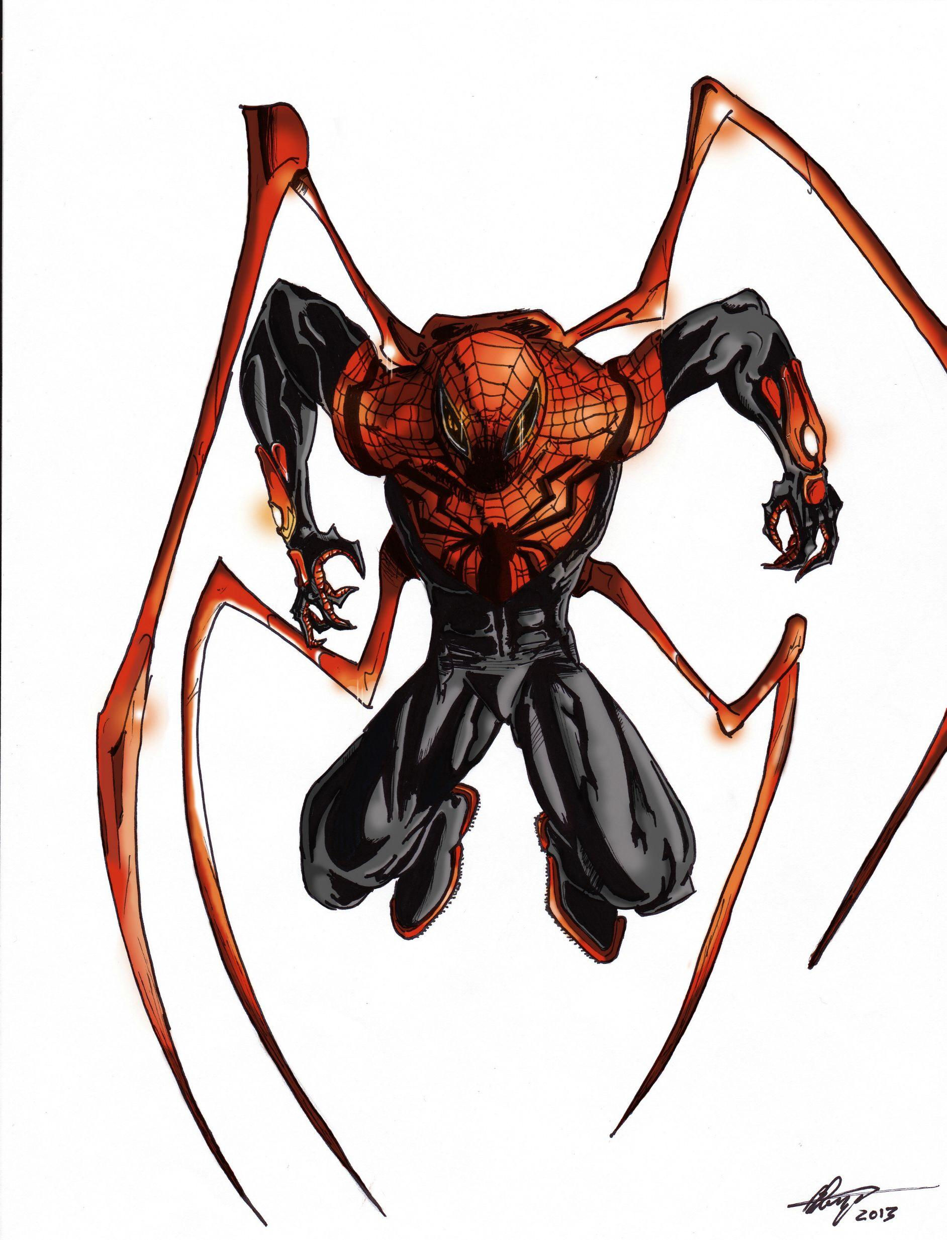 Wallpaper #d6cc4 Superior Spider Man Suit Marvels Spider Man Wiki Fandom