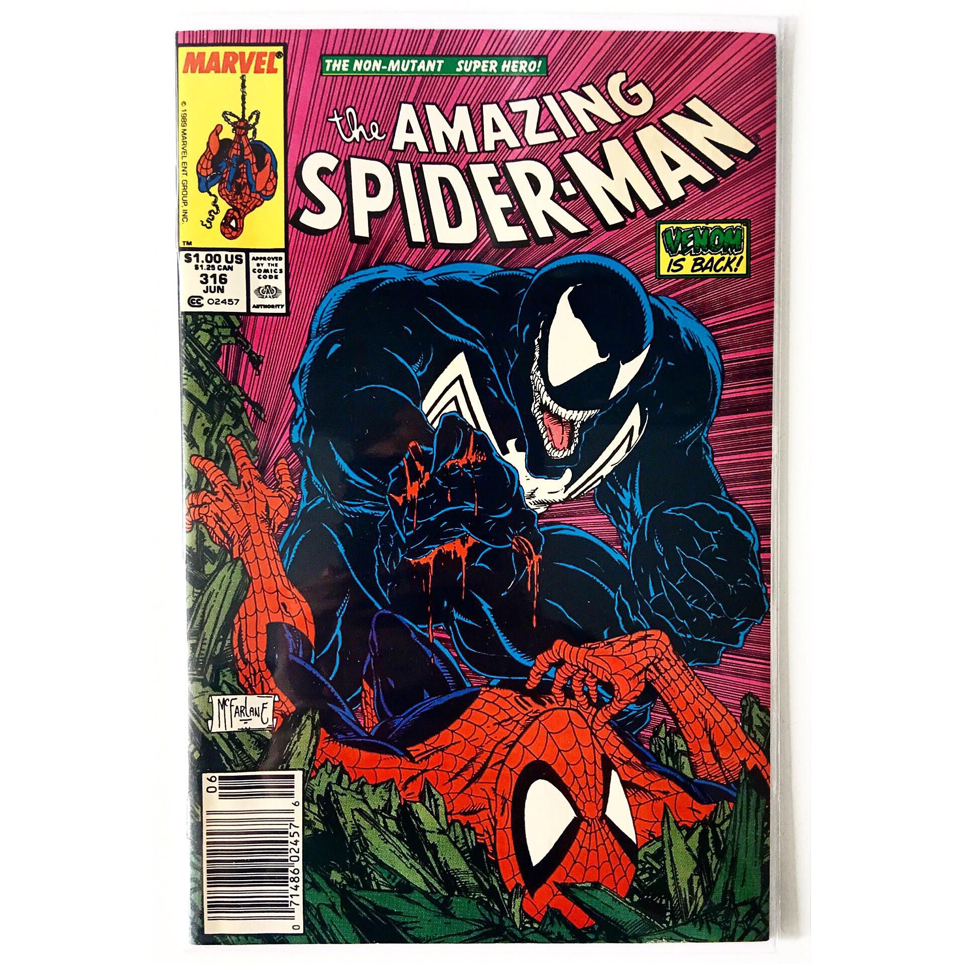 Wallpaper #VUAtMZMBJhL2WPbas8XD78 Amazing Spider Man 316 Has to Be One of My Favorite Spider Man Covers