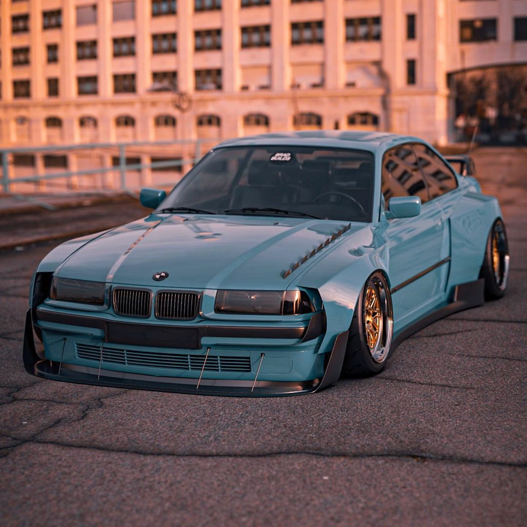 Wallpaper #NUDCMZMBJhL2WPbaZMi0164 Wide Body BMW E36 is the Embodiment of Both Clean and Stance Af Rbmw