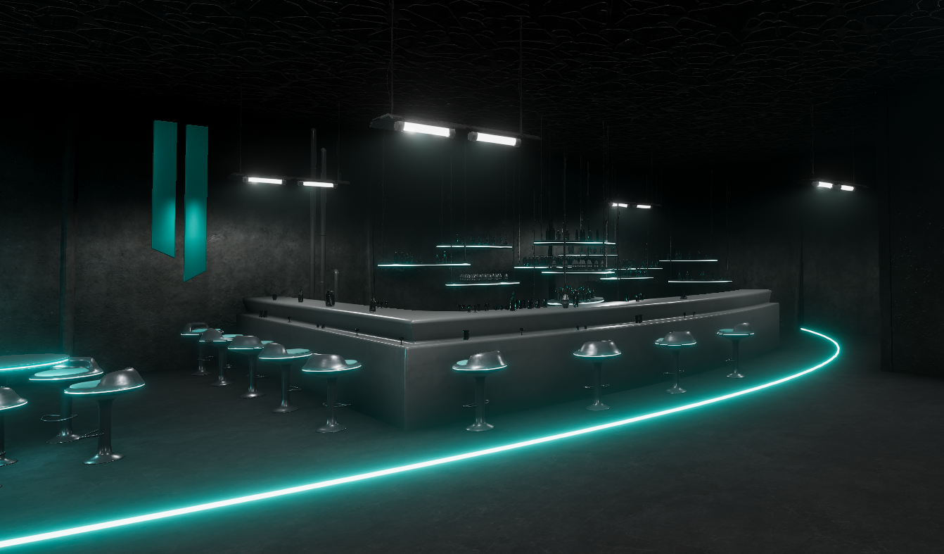 Wallpaper #L2irGZMBSpphPi3-hhhh164 Cyberpunk Bar Scene I Am Working on Rcyberpunk