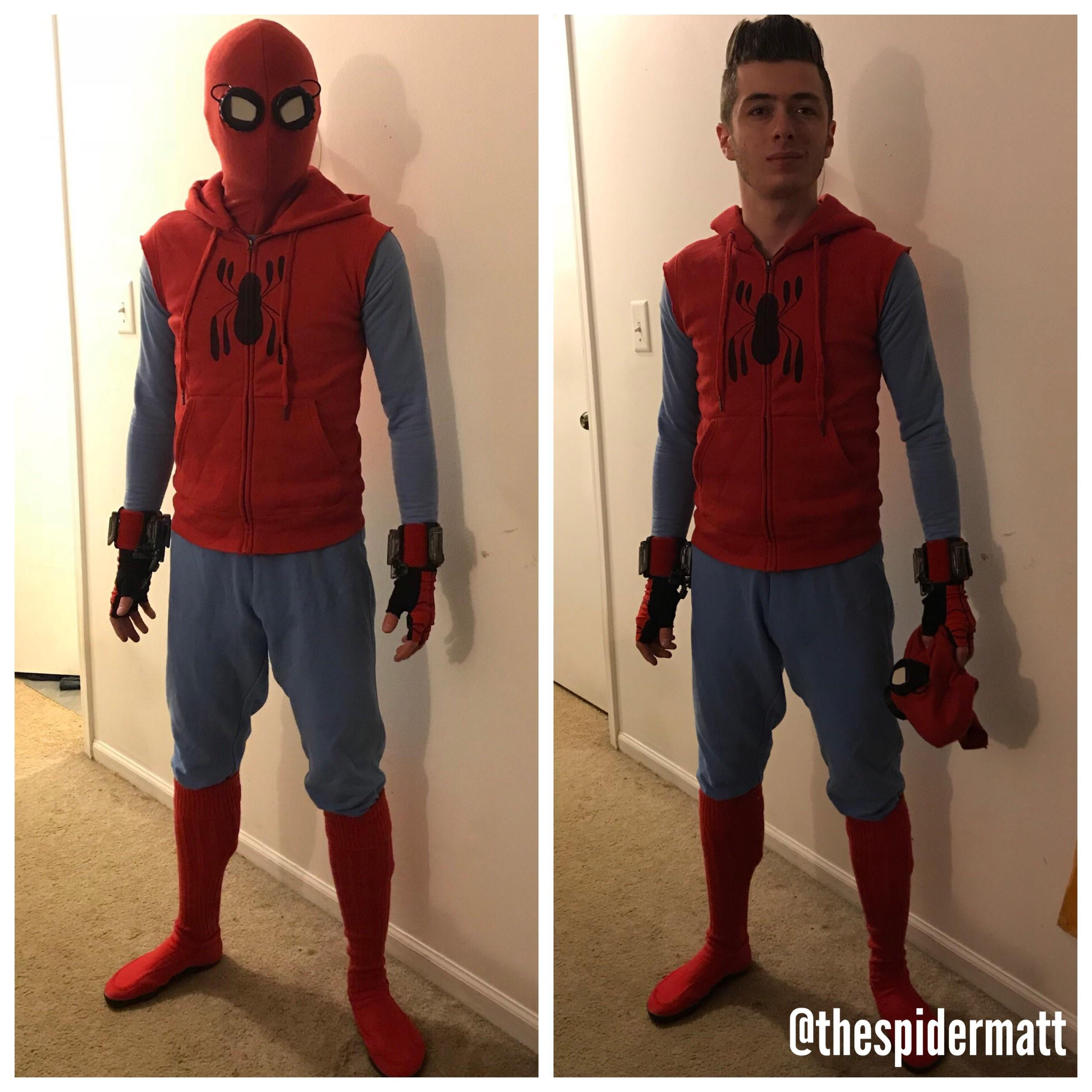 Wallpaper #_xnAIo8BtGB6xQ787oJE45 Self Homemade Suit from Spider Man Homecoming Rcosplay