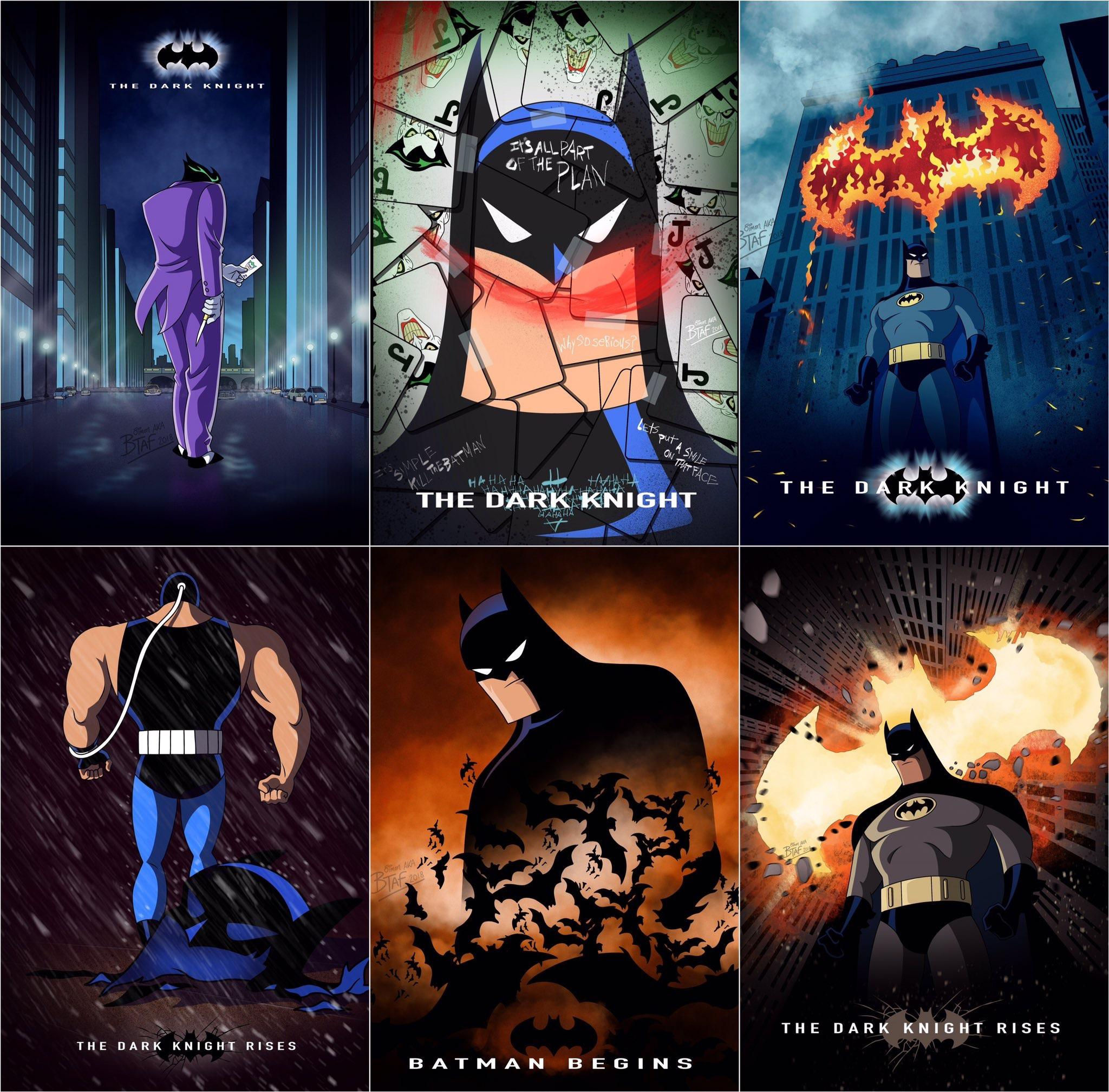 Wallpaper #987C5 Batman Animated Movie Collection Movie Dvd Custom Covers Bamc