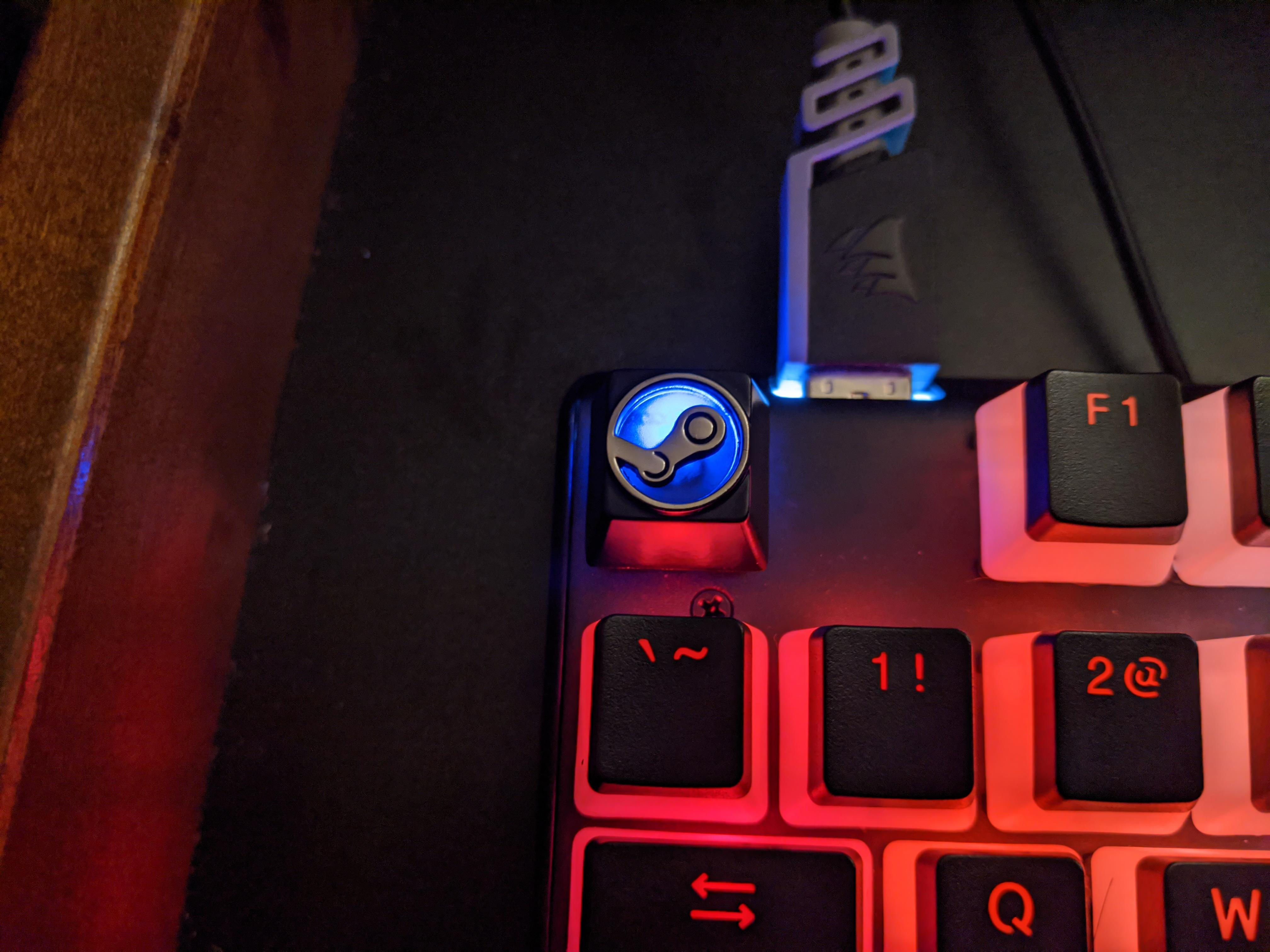 Wallpaper #uIvodZcBcm9NJah-AHfL28 Custom Steam Keycap on My Apex 7 Rsteelseries
