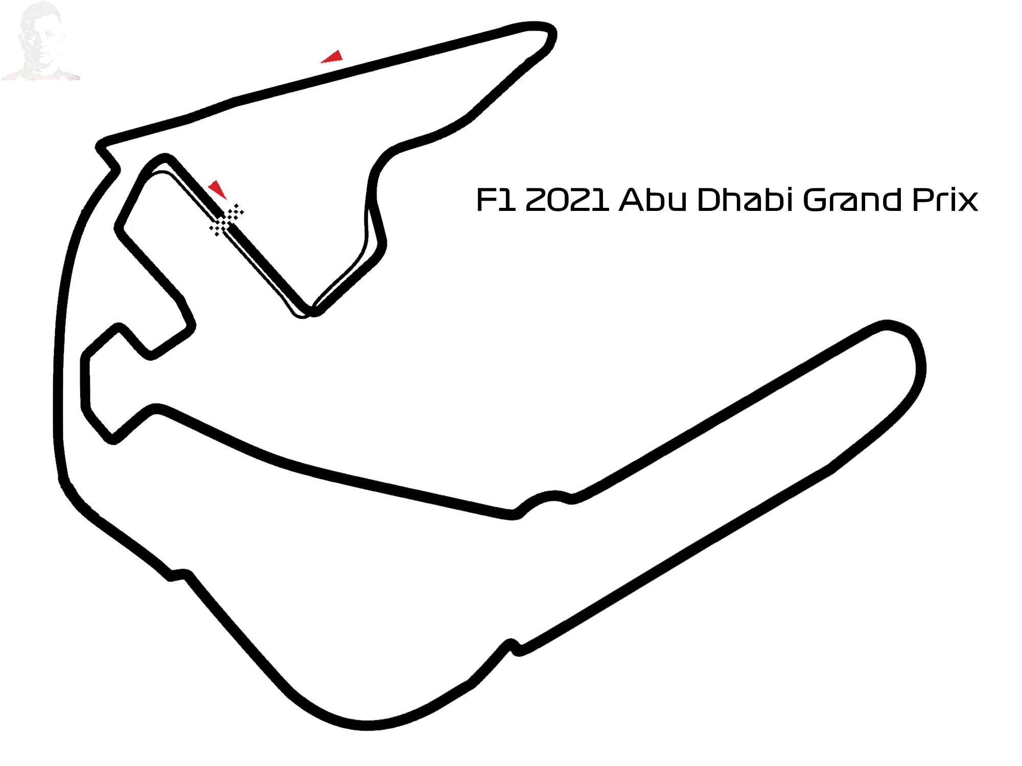 Wallpaper #6bl-3ZIBJvJKYCmErABD165 Abu Dhabi F1 Track Map
