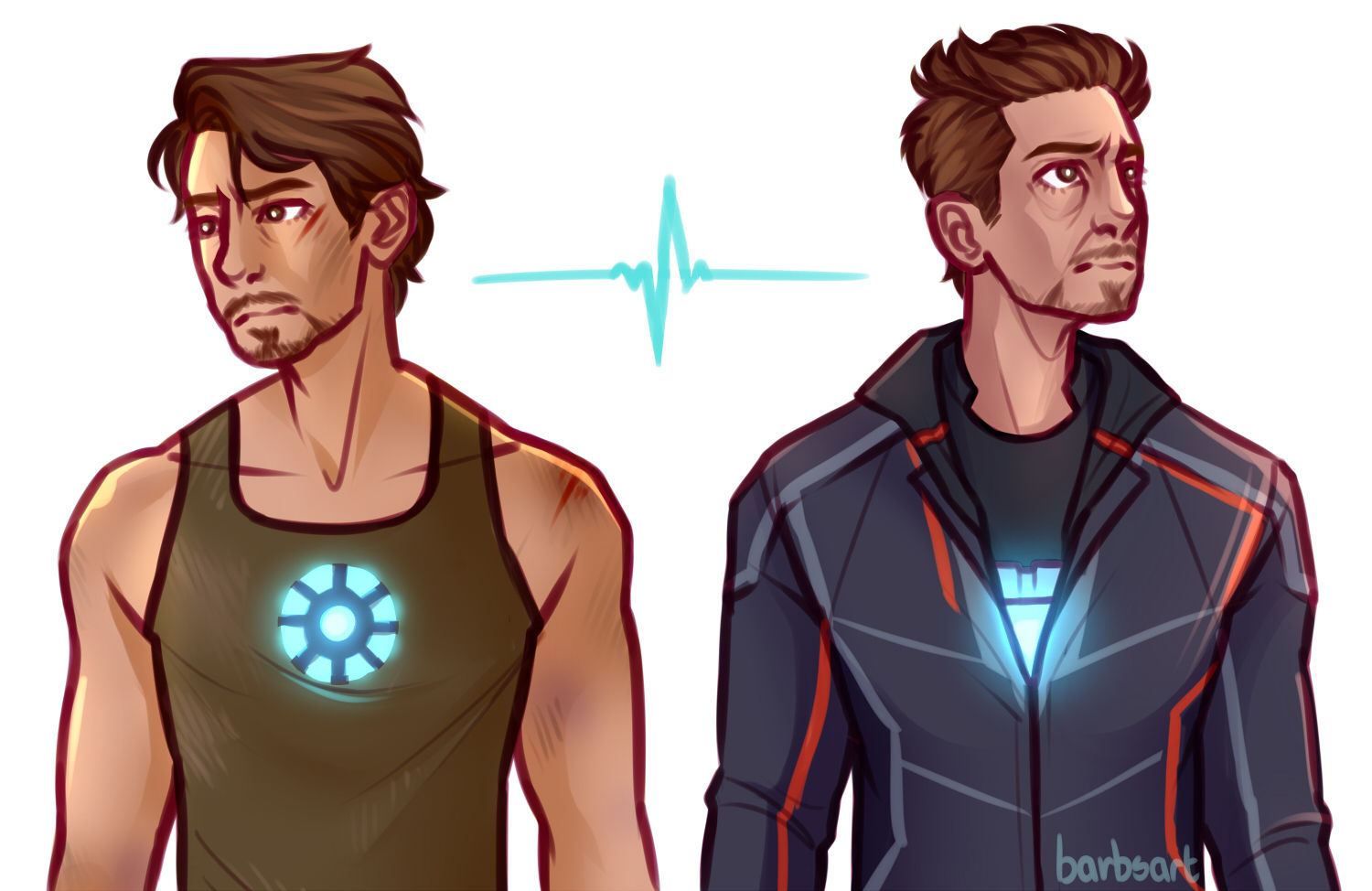 Wallpaper #OaWdOJMBVBiSkHCa5I7X286 The Heart of the MCU Tony Stark Fanart Rmarvelstudios