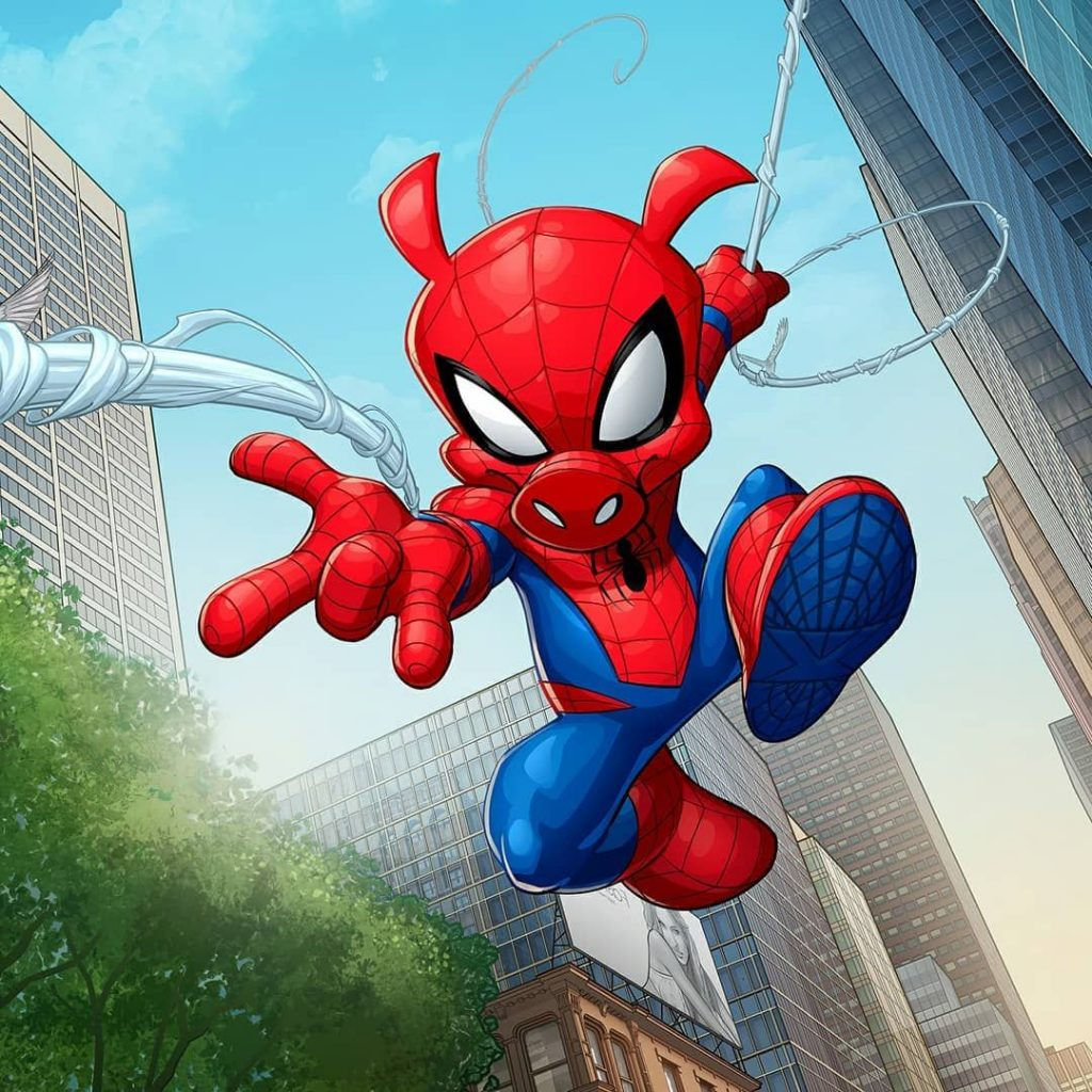 Wallpaper #172a5 Peter Porker the Spectacular Spider Ham Na Twitteri Happy Day