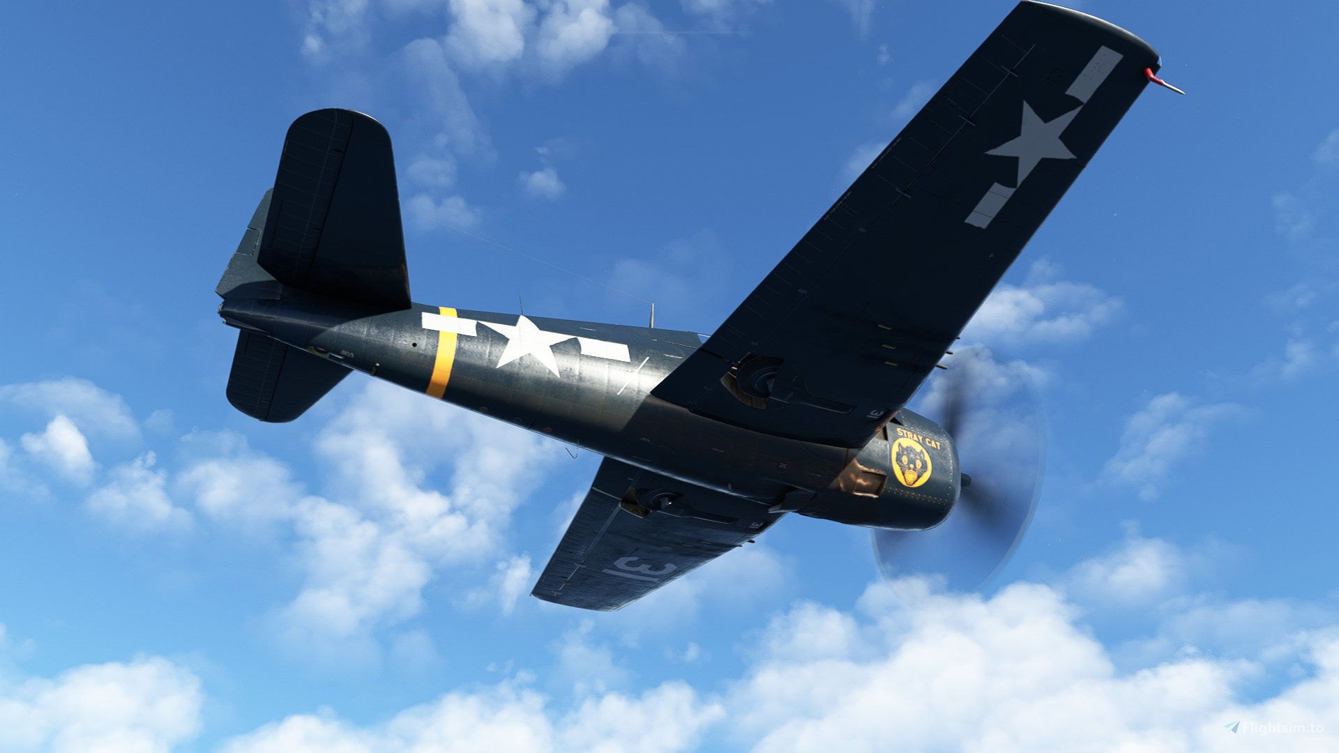 Wallpaper #3h21K5MBlOZrFDOkrMcw294 Grumman F6f 5 Hellcat Stray Cat Fictional Repaint for Microsoft