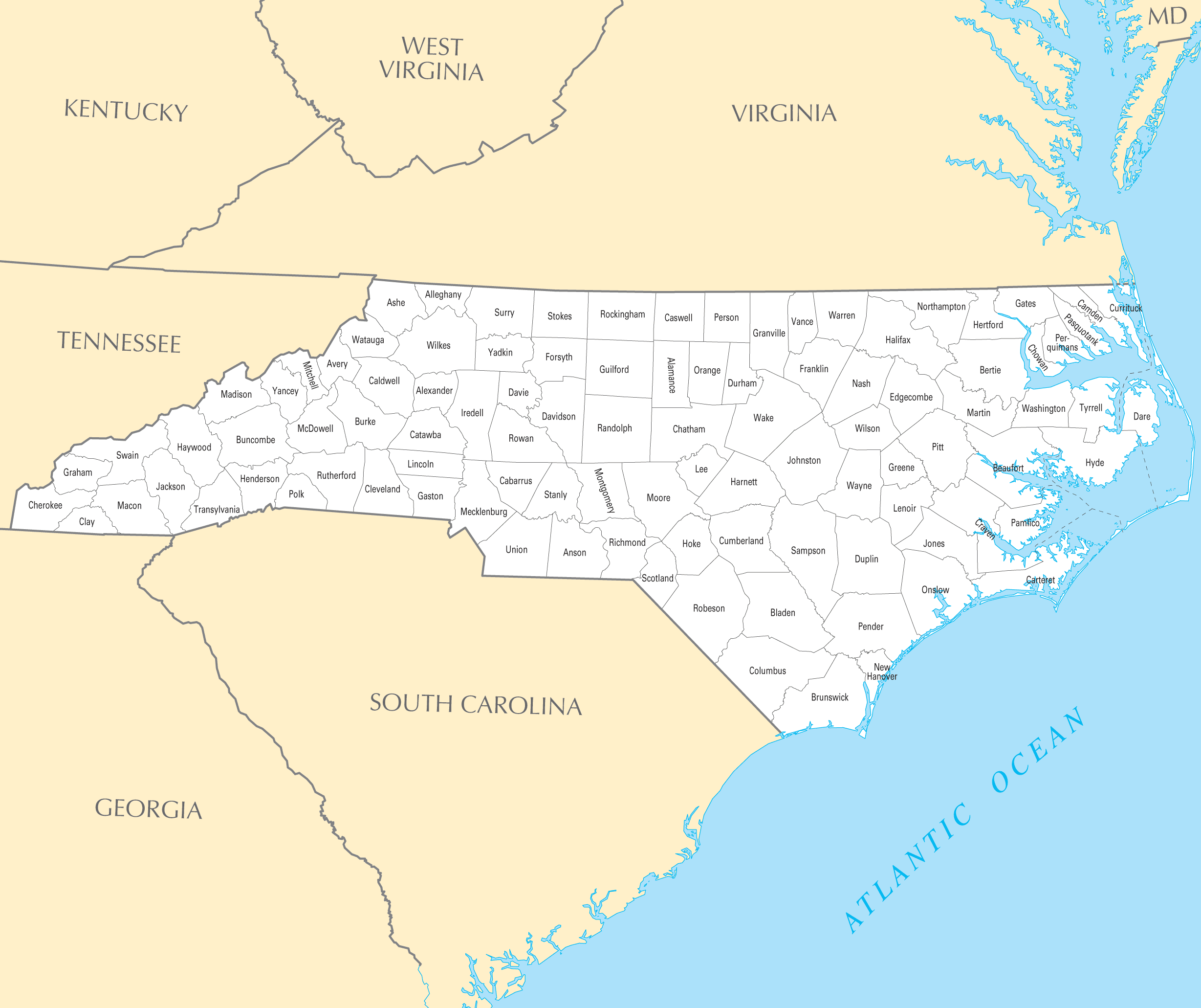 Wallpaper #nljPM5MBzN9vxX34OznC63 Nc Map with Cities and Counties Table Rock Lake Map