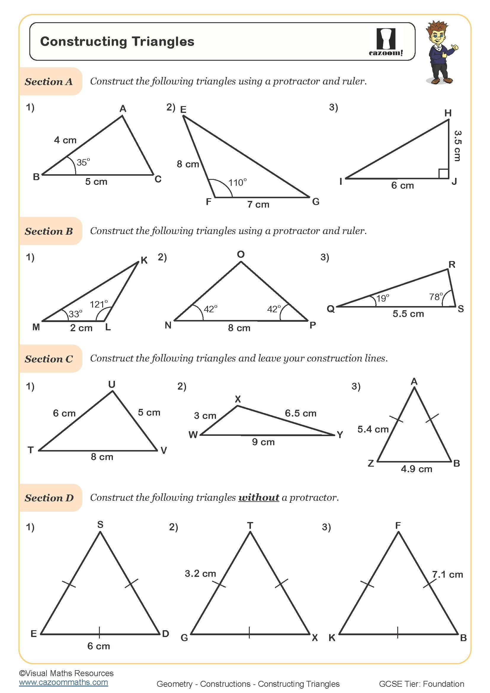 Wallpaper #PmeuAJMBSpphPi3-_adt240 Constructing Triangles Worksheet Printable Pdf Worksheets