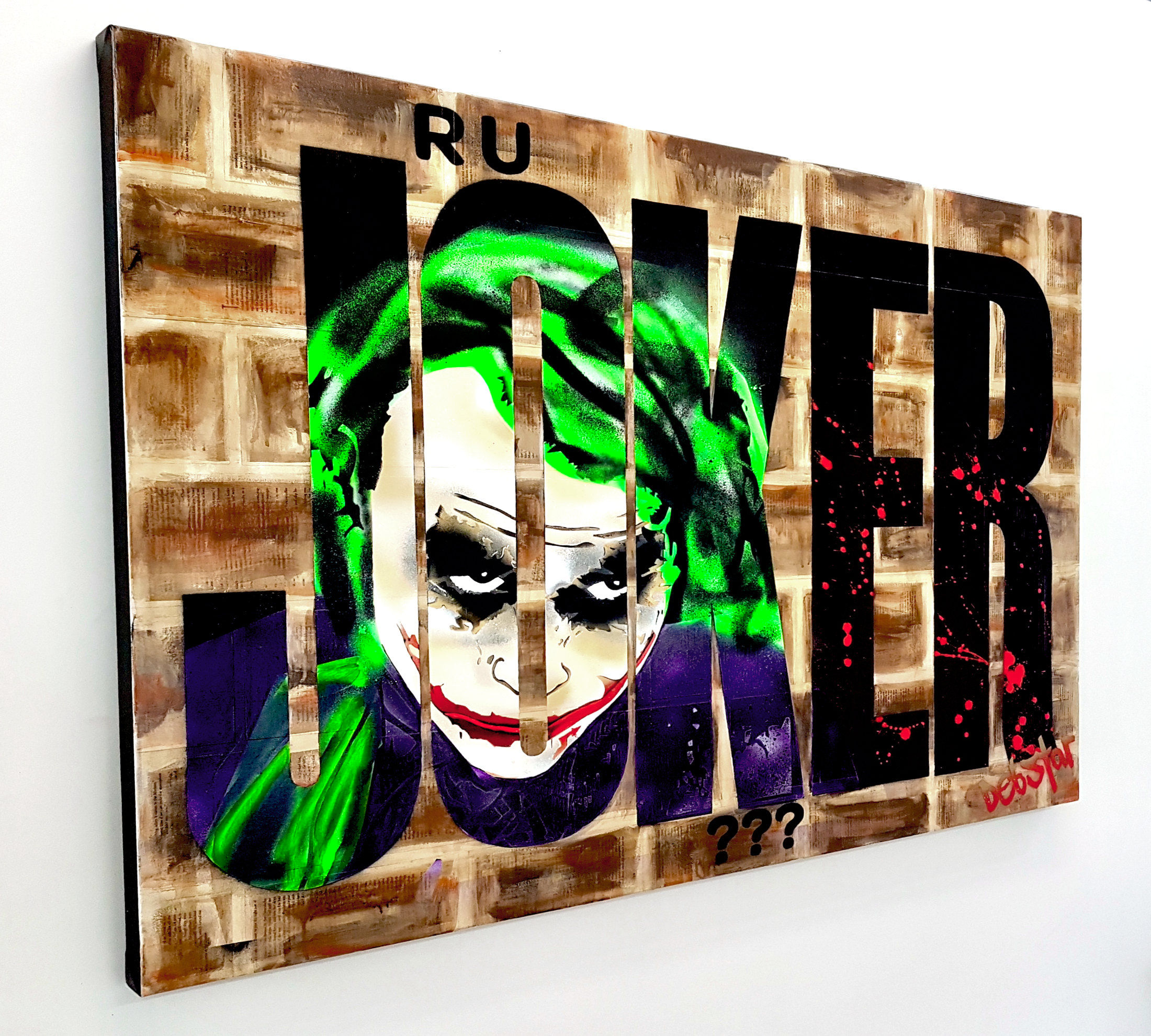 Wallpaper #62cCAJMBSpphPi3-06SW33 Joker Graffiti R U Ok Art Lovers Australia