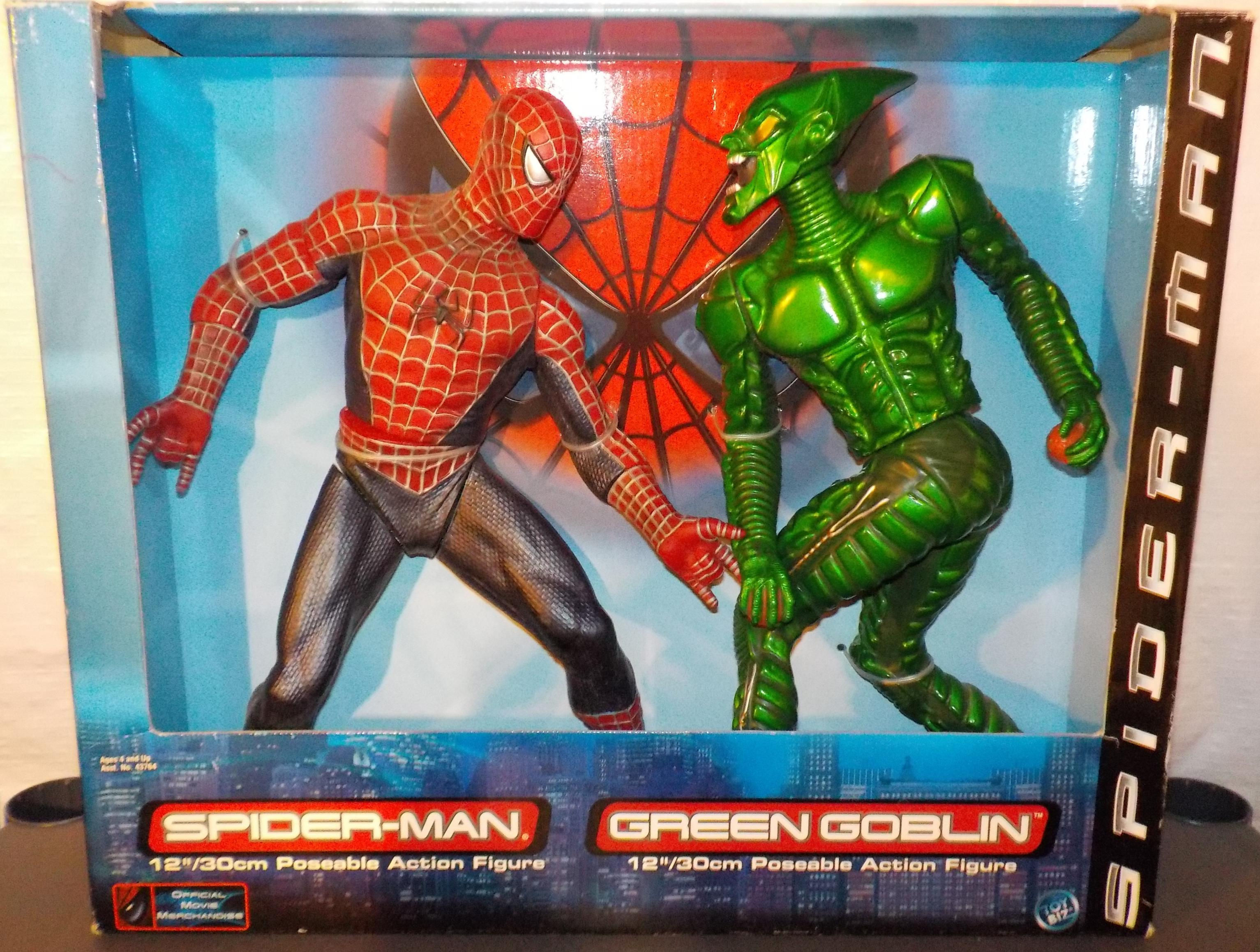 Wallpaper #-vQcOpMBKFX8bn3rt3dJ25 12 Inch Spider Man vs Green Goblin Action Figures Toy Biz