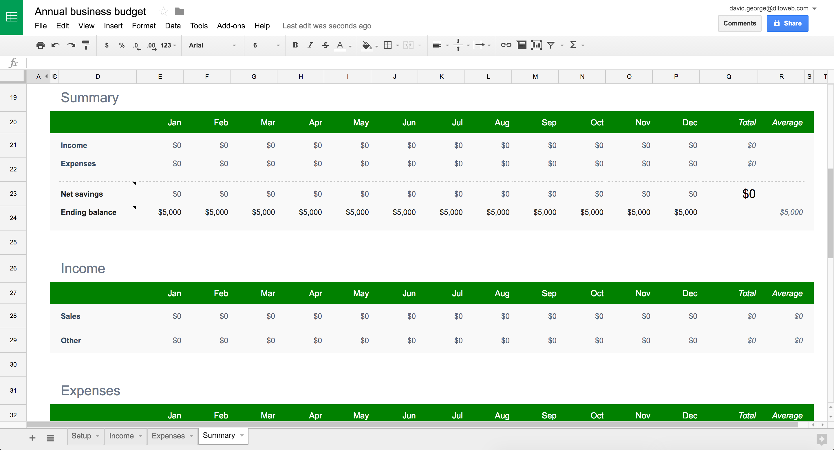 Wallpaper #0CC73 Free Monthly Budget Spreadsheet Template Excel Google Sheets