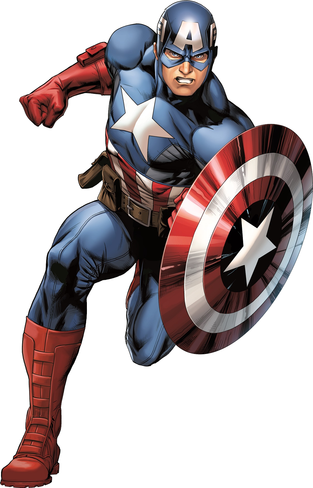 Wallpaper #WkVYno4B7YBJg1BVY6Ib44 Captain America, a Marvel Comics Superhero, is Ready to Fight