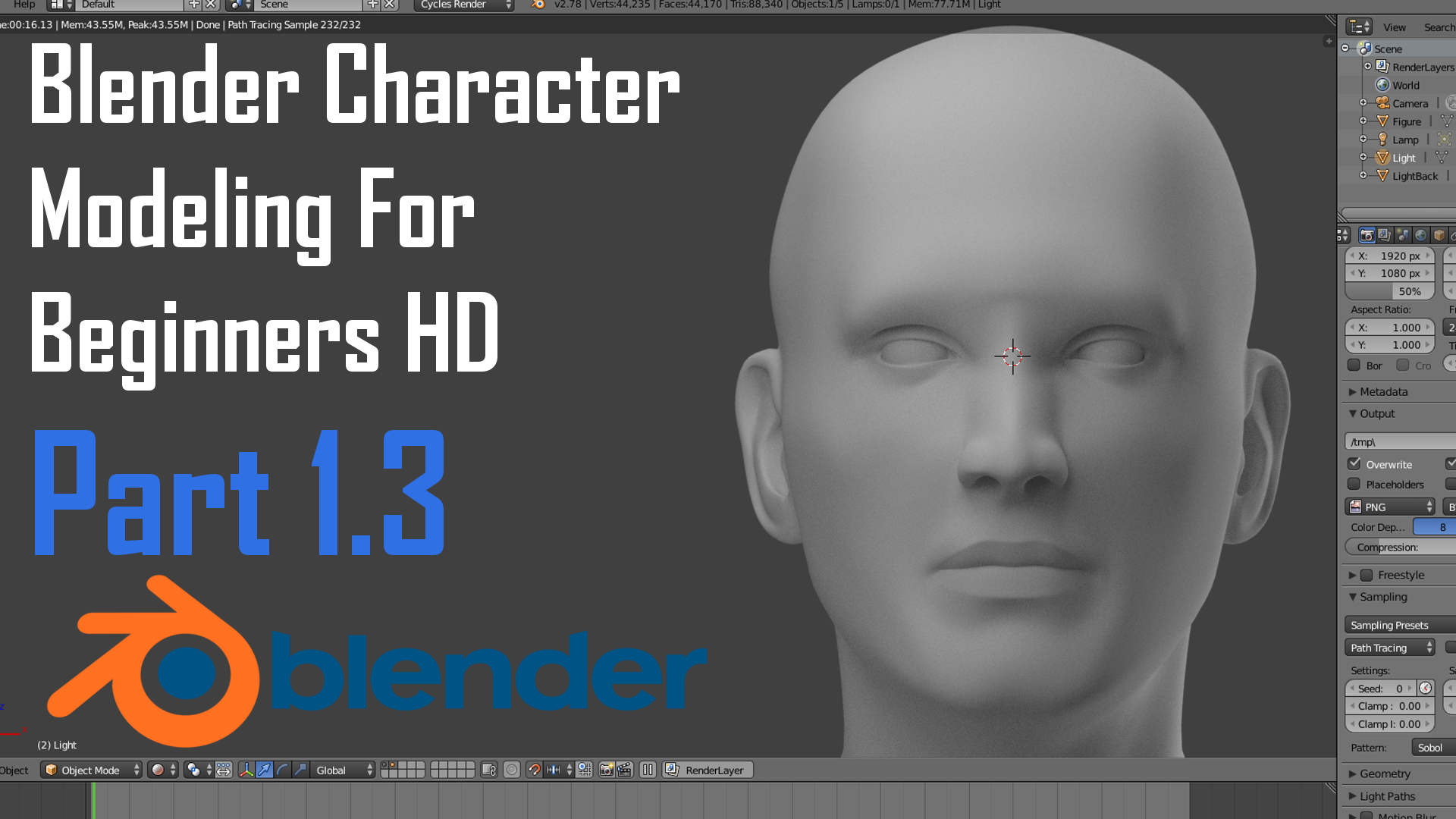 Wallpaper #_RnEHo8BtGB6xQ7883lX12 Tutorial Blender Character Modeling for Beginners Blendernation