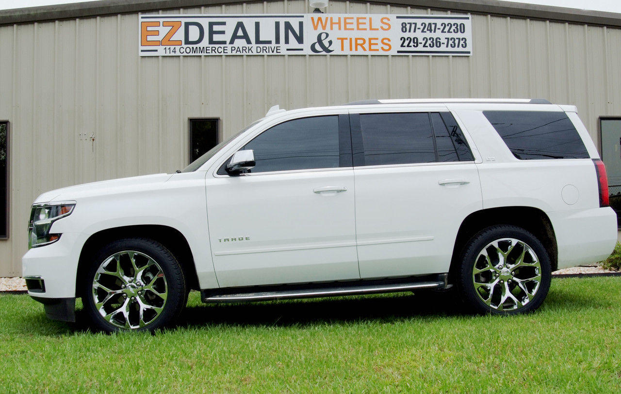 Wallpaper #L2fW-JIBSpphPi3-24sl33 Gmc Style Chrome Snowflake 22 Wheels with Bridgestone Tires