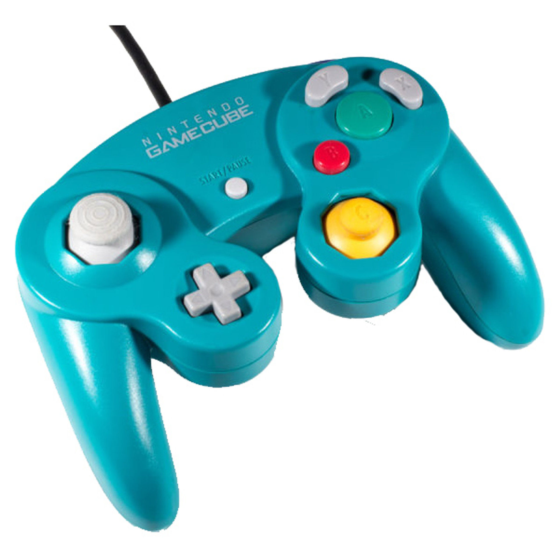 Wallpaper #y1ZJe5cBsd6xcFiEt9wL8 Nintendo Gamecube Original Controller Emerald Blue for Sale