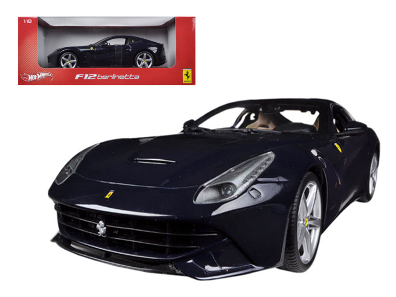 Wallpaper #LgCQ644BSdW8dNouthLg46 Ferrari F12 Berlinetta Blue 118 Diecast Model Car by Hotwheels