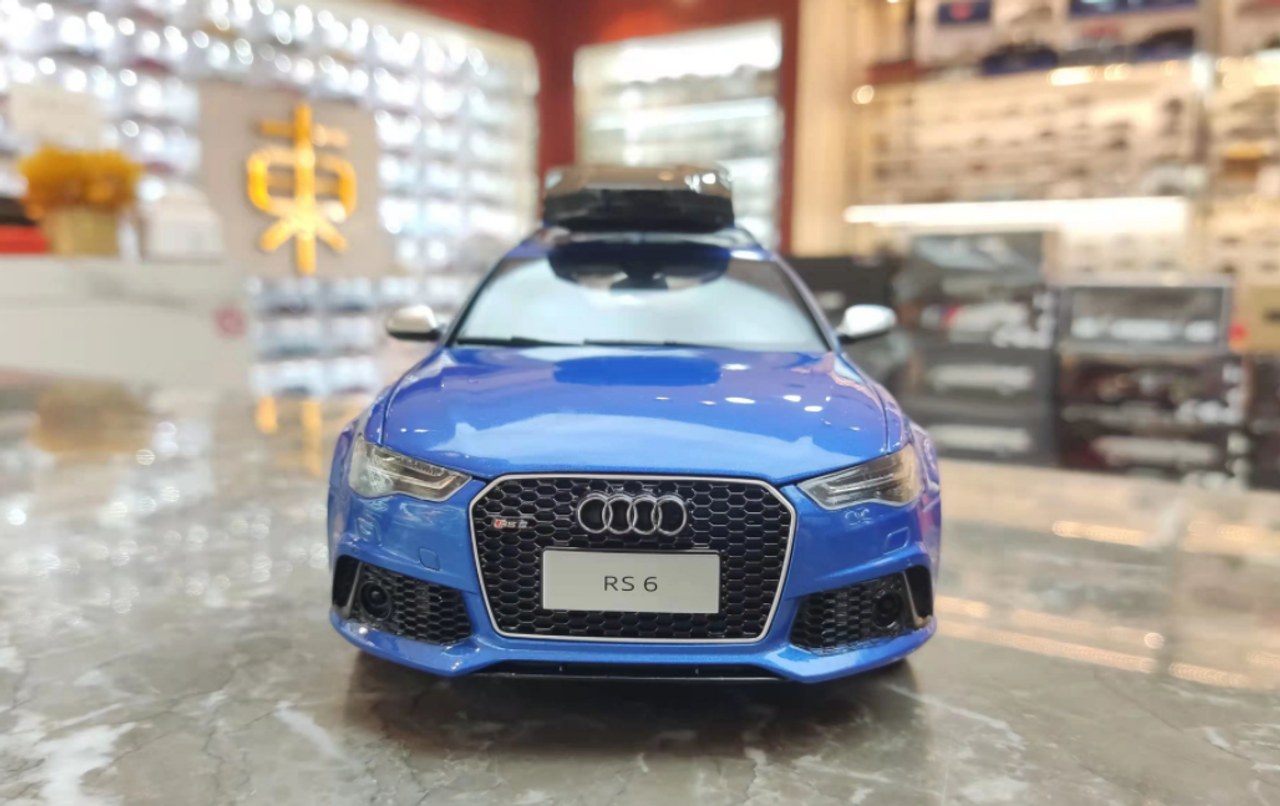 Wallpaper #l2ek_ZIBSpphPi3-L5zt296 118 Well Audi Rs6 C7 Diecast Full Open Blue Diecast Car Model