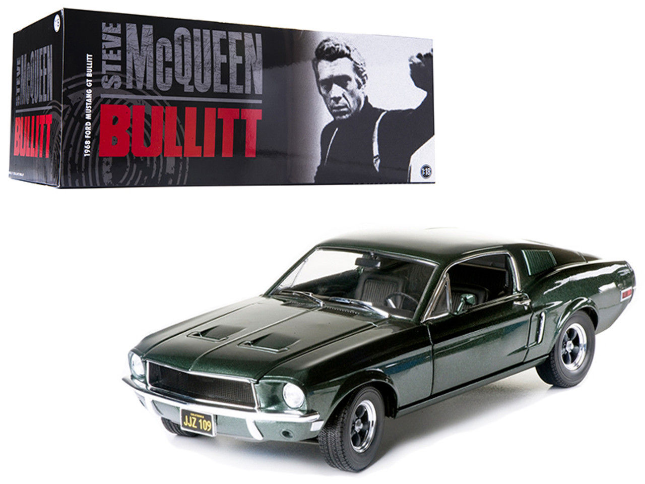 Wallpaper #UOpgVZMBlwTYPL183A0S123 118 Greenlight 1968 Ford Mustang GT Fastback Highland Green Steve