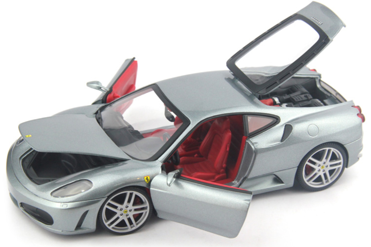 Wallpaper #BgBa6o4BSdW8dNouug-246 118 Hot Wheels Hotwheels Ferrari F430 Silver Grey Diecast Car Model