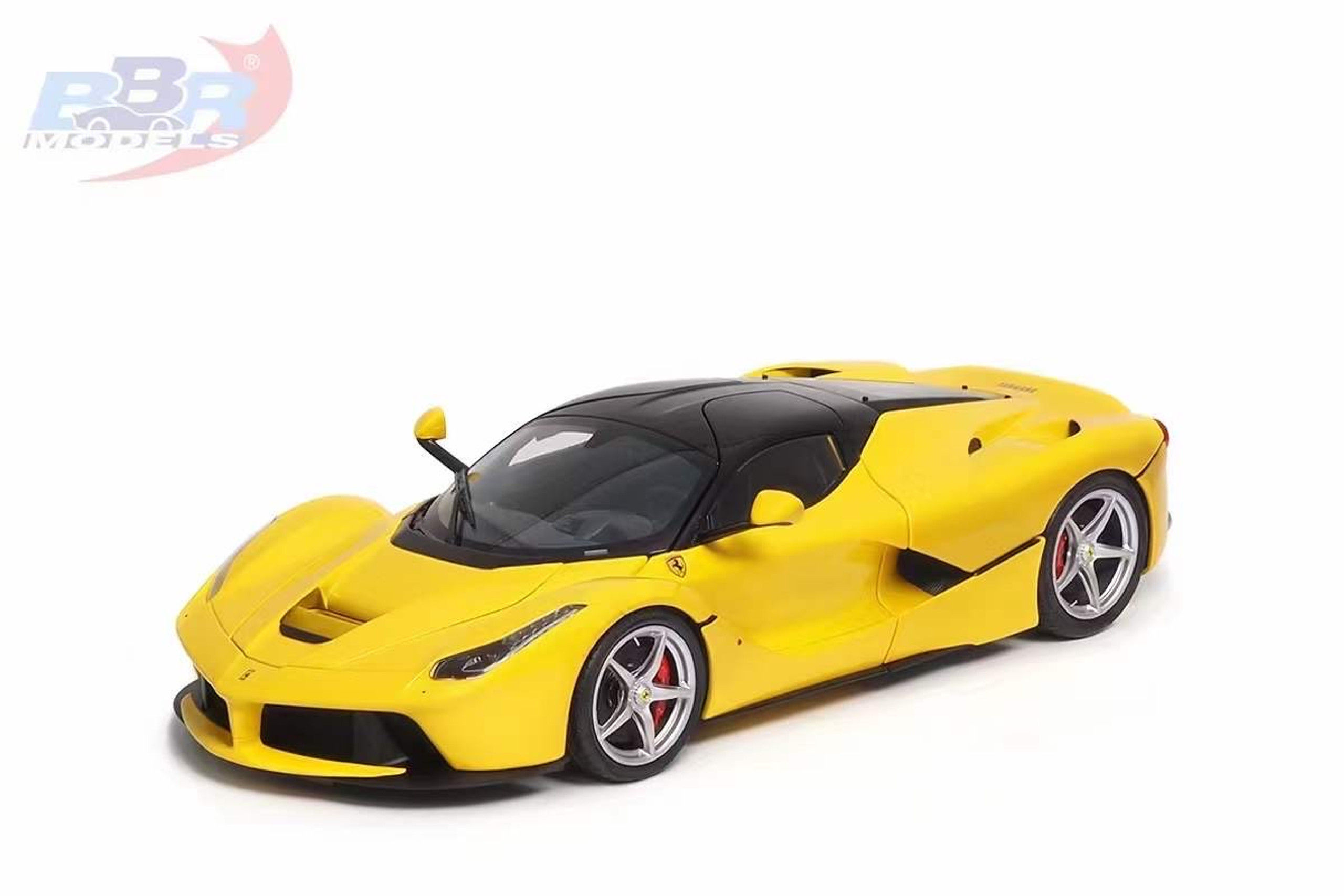 Wallpaper #7GgzG5MBSpphPi3-cB6k290 118 Bbr Ferrari Laferrari Modena Yellow Diecast Full Open Model