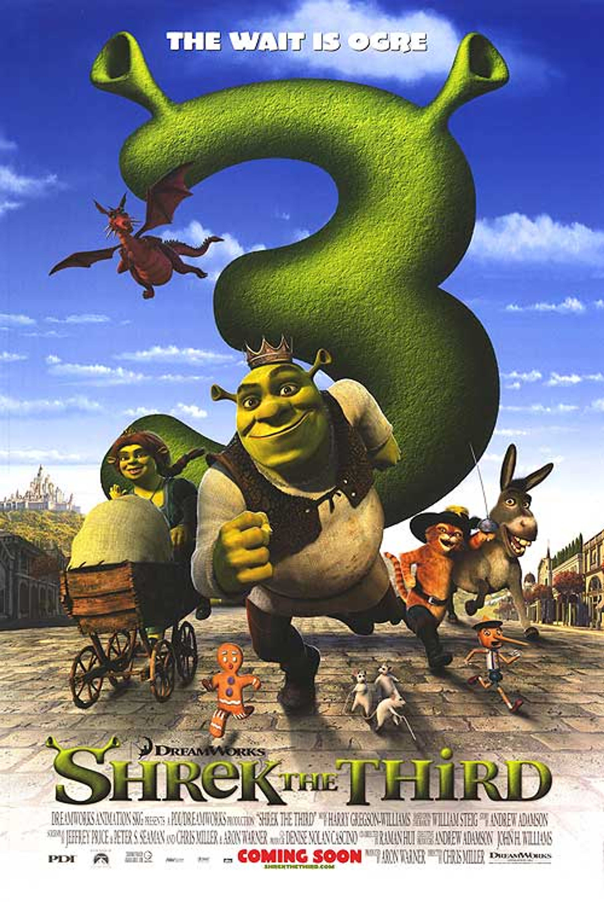 Wallpaper #qBnFM48BtGB6xQ78F5un57 Ss6569316 Shrek the Third Double Sided Advance Poster Buy Movie