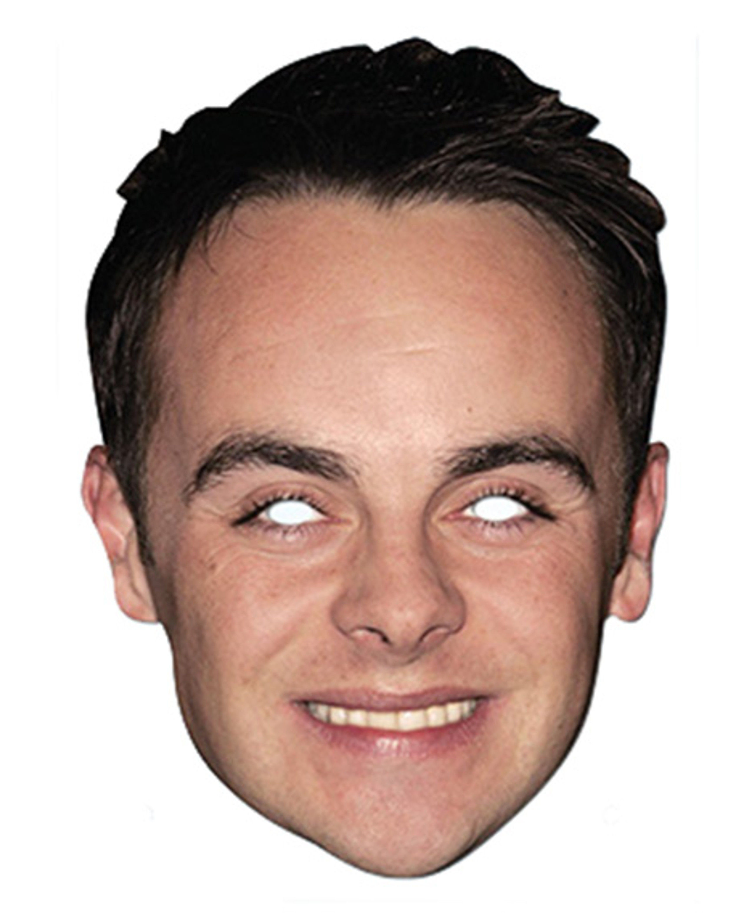 Wallpaper #9Sz7SZMB0E1QgA7wY_R5223 Declan Donnelly from Ant Dec Celebrity Card Party Face Mask in Stock