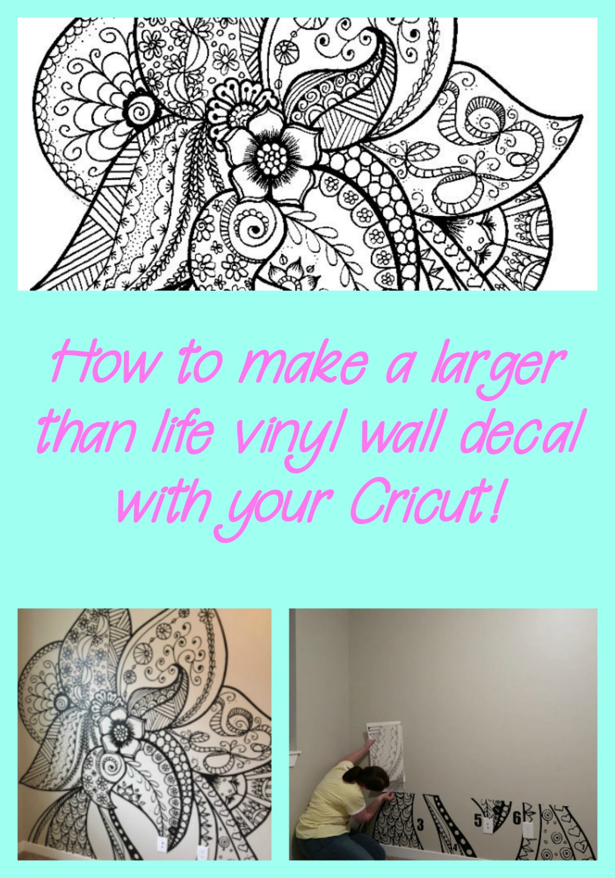 Wallpaper #NmjiIpMBSpphPi3-KzRu122 How to Create a Large Vinyl Wall Decal with Your Cricut Expressions