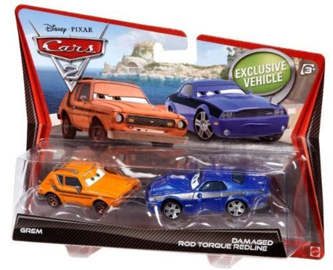 Wallpaper #8PKVLpMBD57sowDK8sPG181 Disney Pixar Cars 2 Grem Damaged Rod Torque Redline Diecast Vehicles