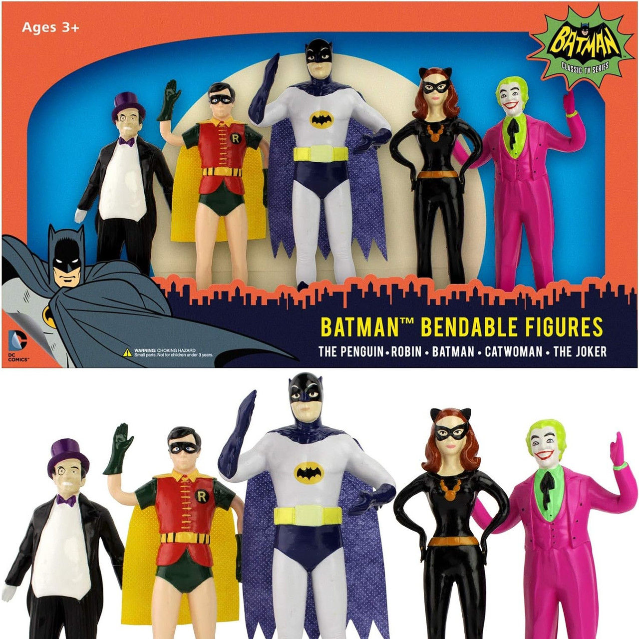 Wallpaper #NQPoZpMBpyOg8YnERdxS254 Batman Classic TV Series Bendable Figures 5 Pack Retrofestiveca