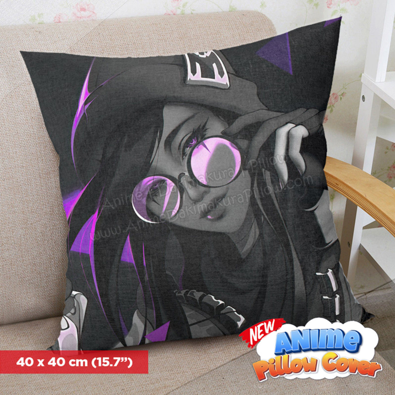 Wallpaper #IRlgGY8BtGB6xQ785nOE4 Adp Killjoy Valorant 40x40cm Square Anime Dakimakura Throw Pillow