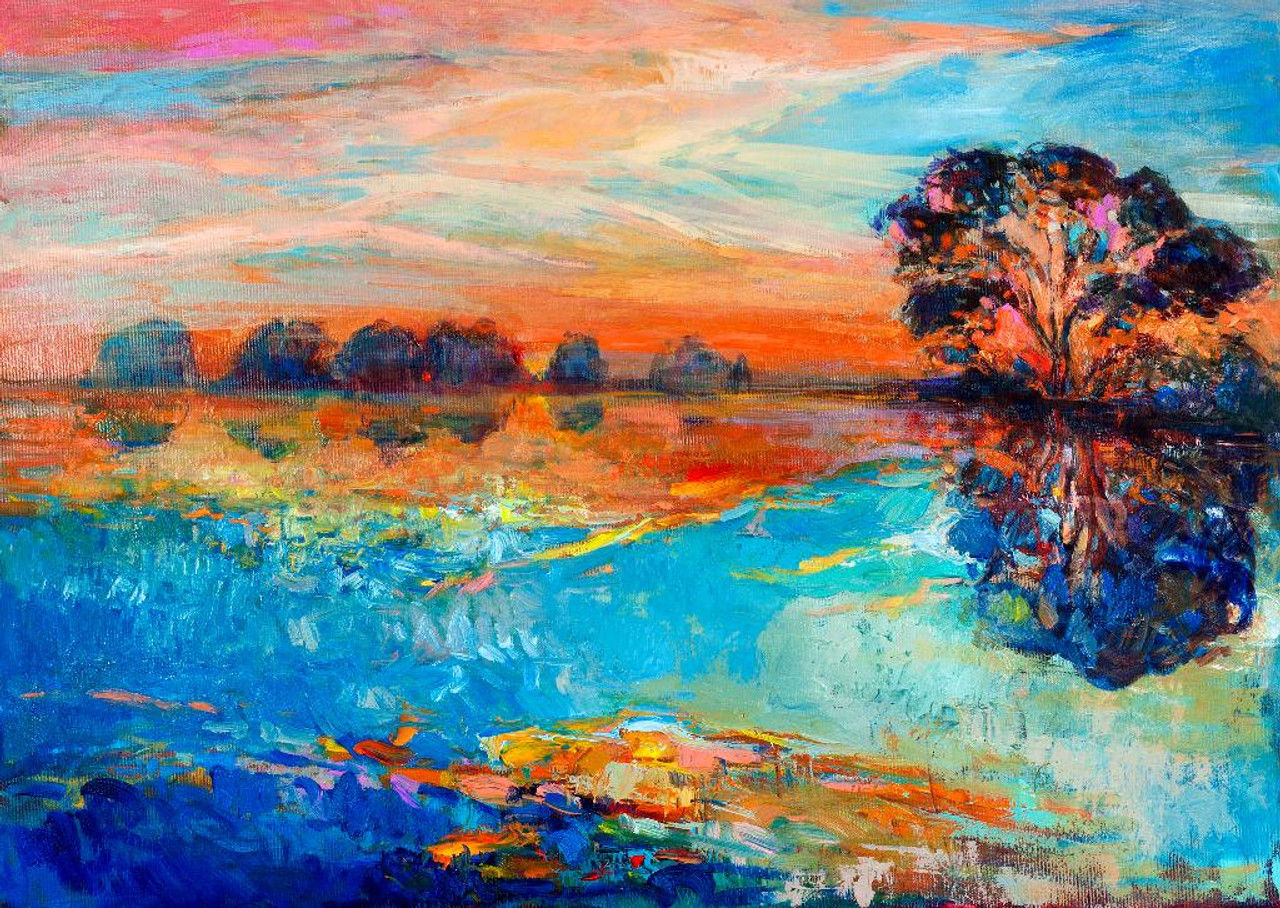 Wallpaper #W2g2IpMBSpphPi3-mTKk40 Shop Colorful Landscape Art with Calming Colors Prt 878 Canvas Art