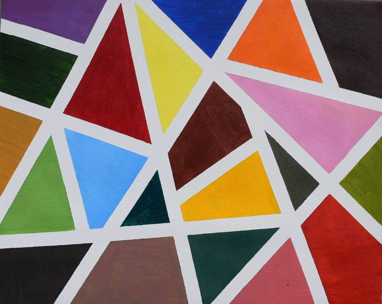 Wallpaper #cW2IapcBycdYOYFTHHEX173 Buy Geometric Multicolor Artwork Handmade Painting by Harshita Rahule
