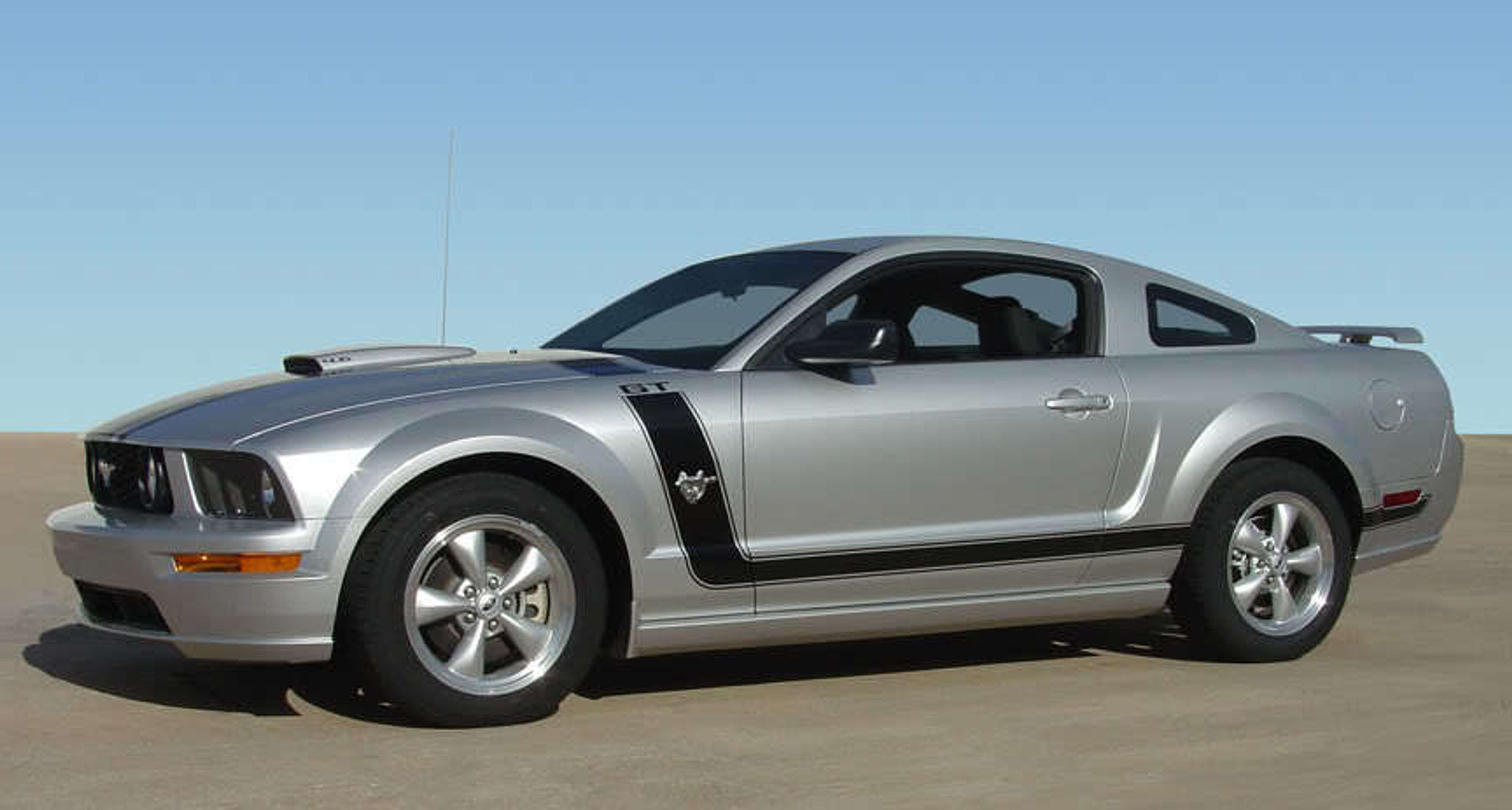 Wallpaper #RT_wO5MBLiIJ4c9Op5CH253 Fastback 2 2005 2009 Ford Mustang Boss Style Hood Side Door Vinyl